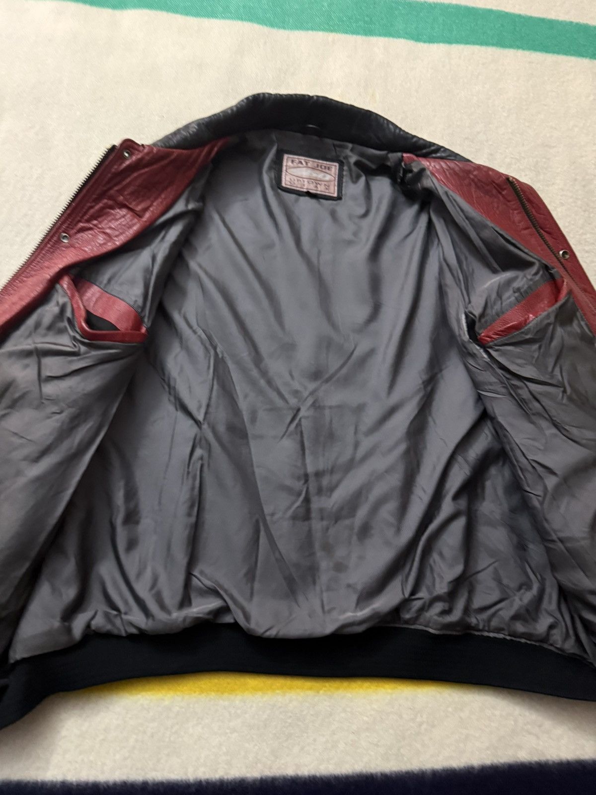Rap Tees Vintage 90s Fat Joe FJ560 560 Leather Jacket Terror Squad Size US XXL / EU 58 / 5 - 23 Thumbnail