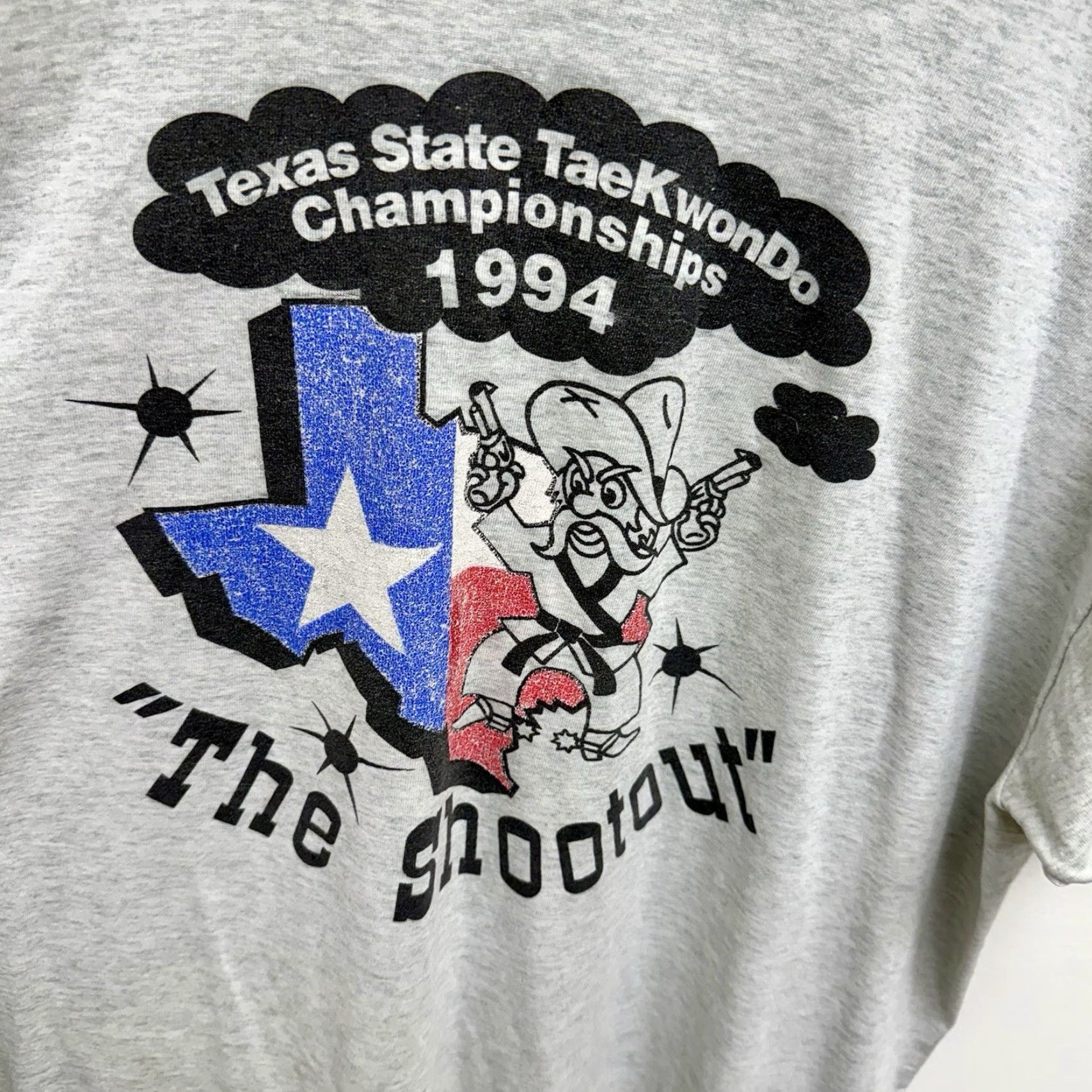 Champion VINTAGE 90s 1994 Texas State Taekwondo Championship T-shirt XL Size US XL / EU 56 / 4 - 2 Thumbnail