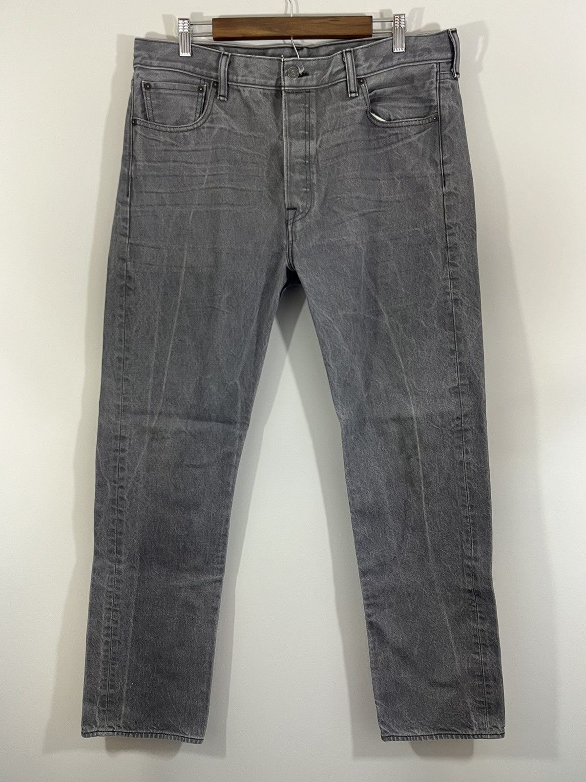 Levi's × Vintage Levi 501 Faded Distressed Jeans Size US 38 / EU 54 - 1 Thumbnail