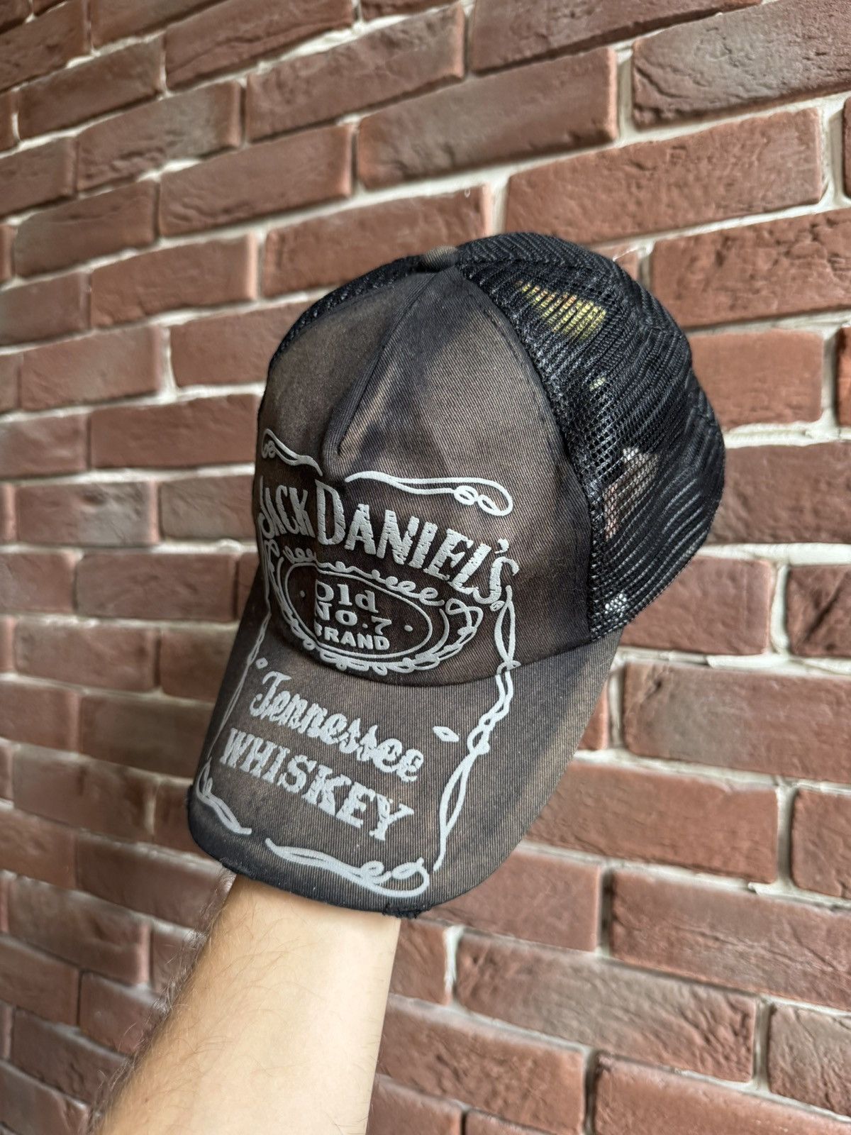 Other Vintage 90s Distressed Faded Jack Daniels Trucker Cap Hype Size ONE SIZE - 3 Thumbnail