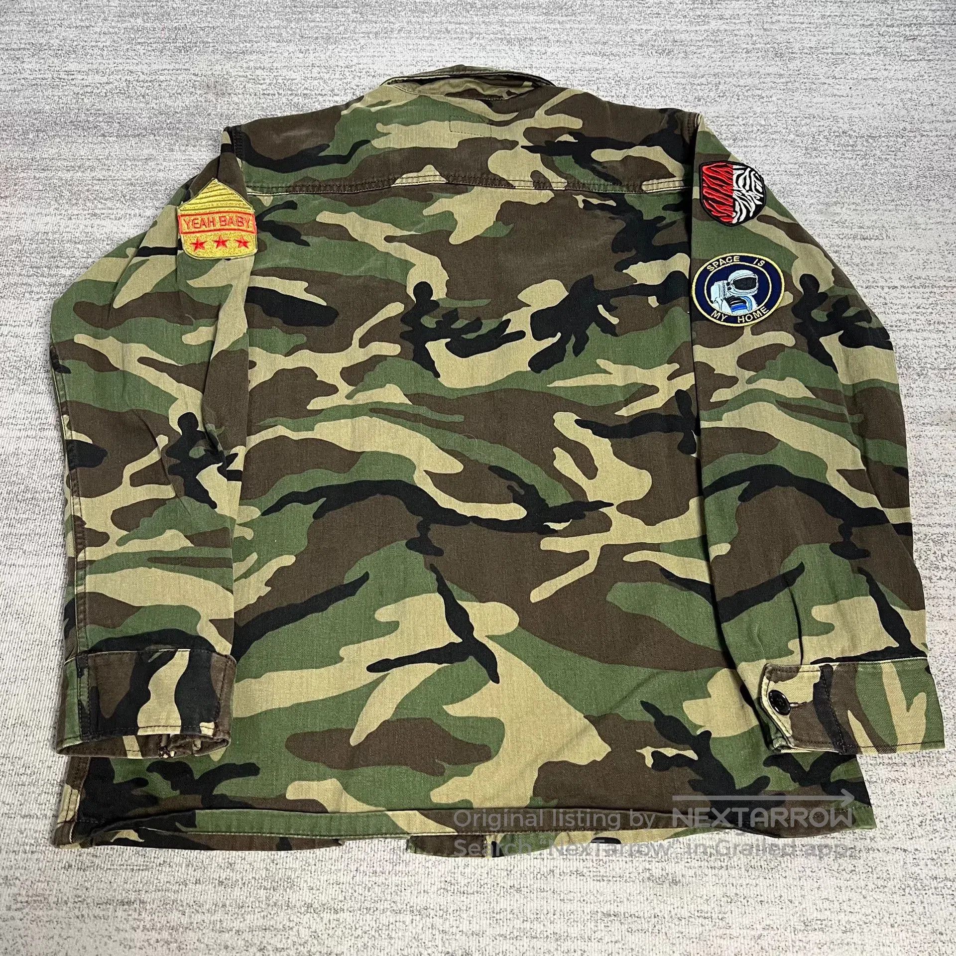 Saint Laurent Paris Saint Laurent Camouflage Utility Jacket. Size US M / EU 48-50 / 2 - 2 Thumbnail