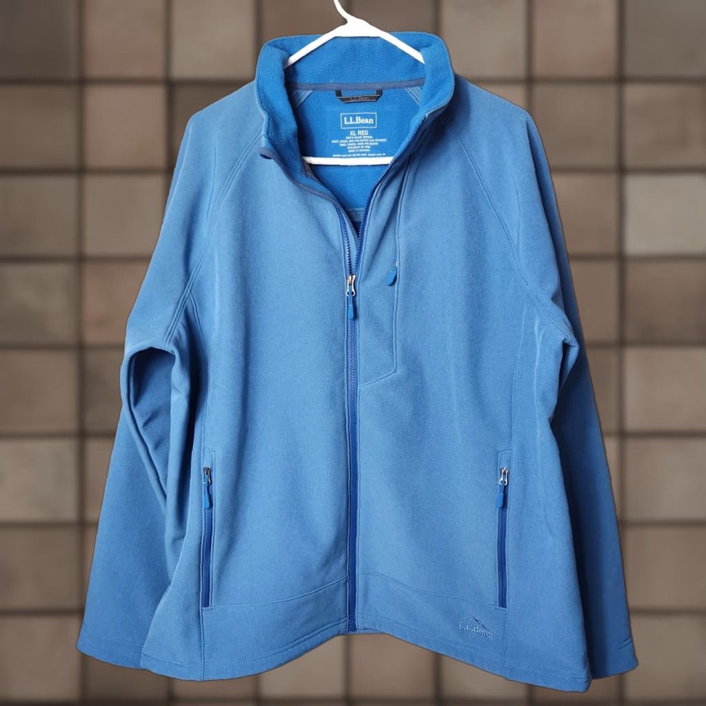 Vintage LL Bean Pathfinder Softshell Jacket Mens XL Blue Size US XL / EU 56 / 4 - 1 Thumbnail