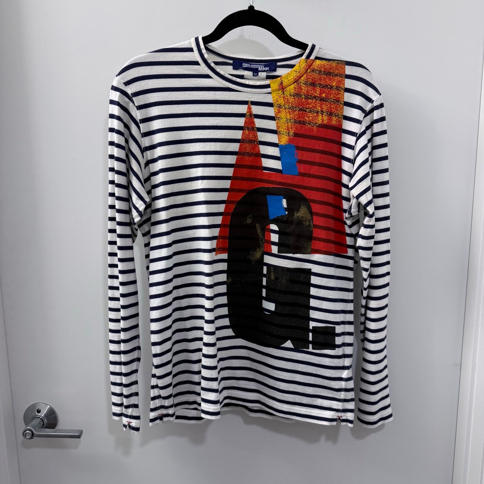 Junya Watanabe Junya Watanabe CDG MAN Graphic Stripe Long Sleeve AD2017 Size US M / EU 48-50 / 2 - 1 Thumbnail