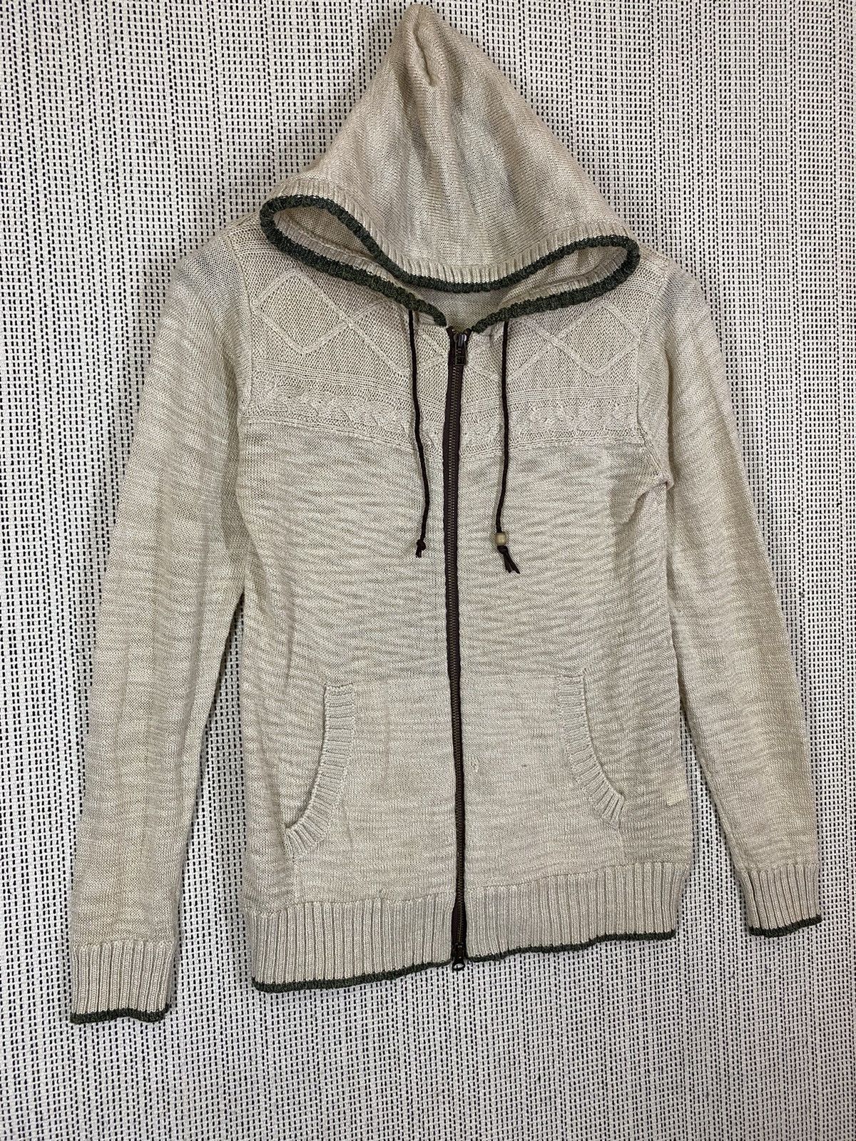 Japanese Brand × Takeo Kikuchi Japanase brand Takeo kikuchi knit hoodie Size US M / EU 48-50 / 2 - 2 Thumbnail
