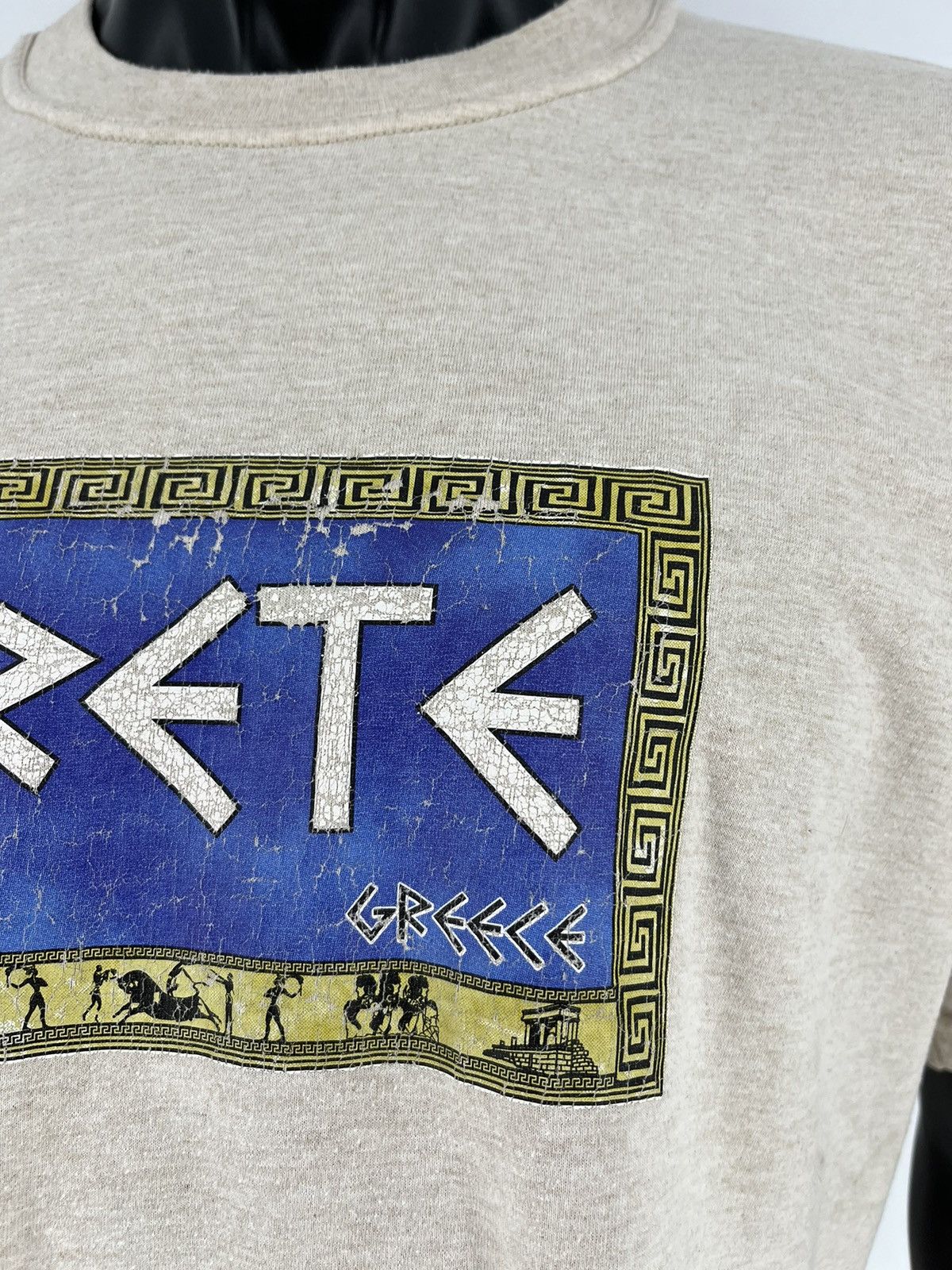 Vintage Vintage Greece Crete Tourist Tee Graphic 90s Size US L / EU 52-54 / 3 - 7 Thumbnail