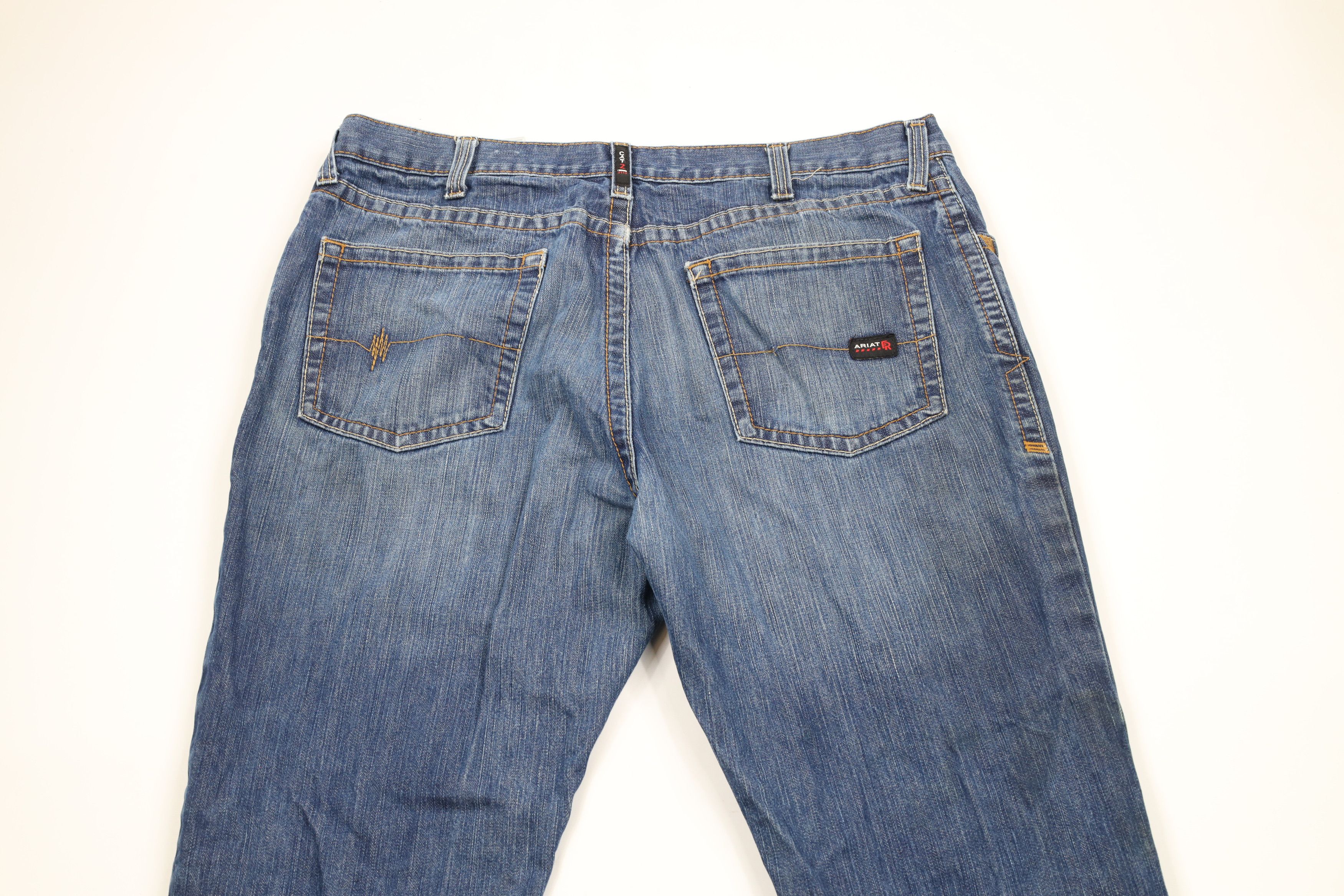 Ariat × Vintage Ariat FR Fire Resistant Low Rise M4 Bootcut Denim Jeans Size US 40 / EU 56 - 12 Thumbnail