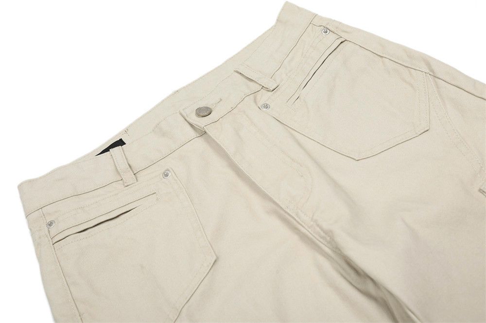 Vintage Men's multi-pocket stitching loose straight cargo trousers Size US 32 / EU 48 - 3 Thumbnail