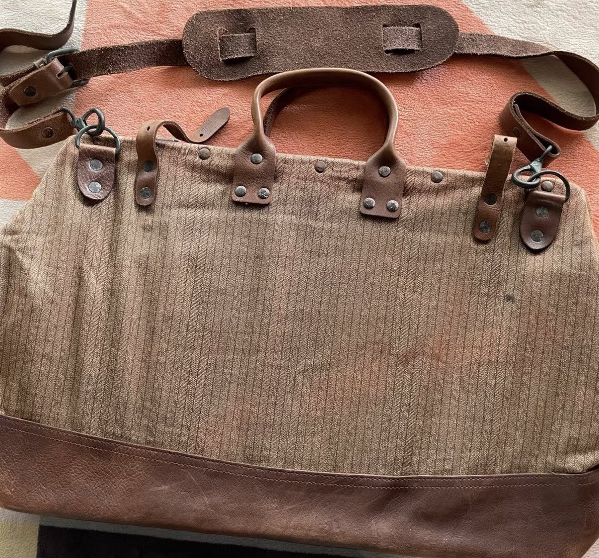 RRL Ralph Lauren RRL Ralph Lauren Double RL Doctor Bag Travel Bag K22 Size ONE SIZE - 3 Thumbnail