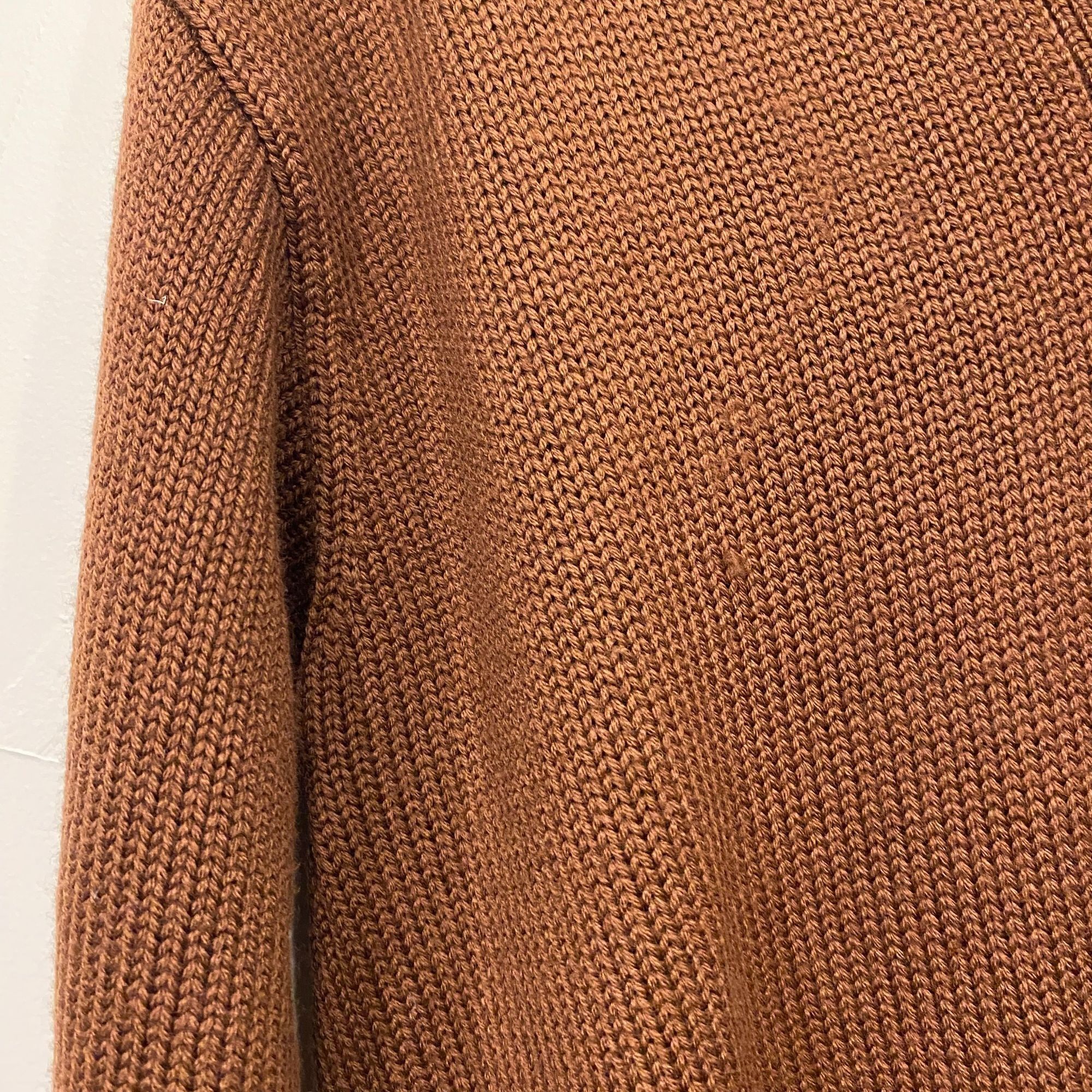 Aritzia Aritzia Wilfred Merino Wool Knit Brown Collared Sweater Size Size S / US 4 / IT 40 - 3 Thumbnail