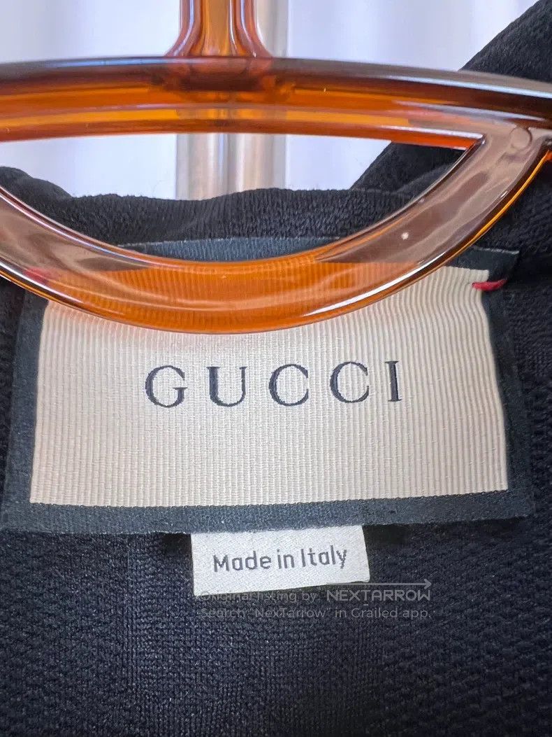 Gucci Gucci Full-print black zippered hooded jacket Size US XS / EU 42 / 0 - 3 Thumbnail