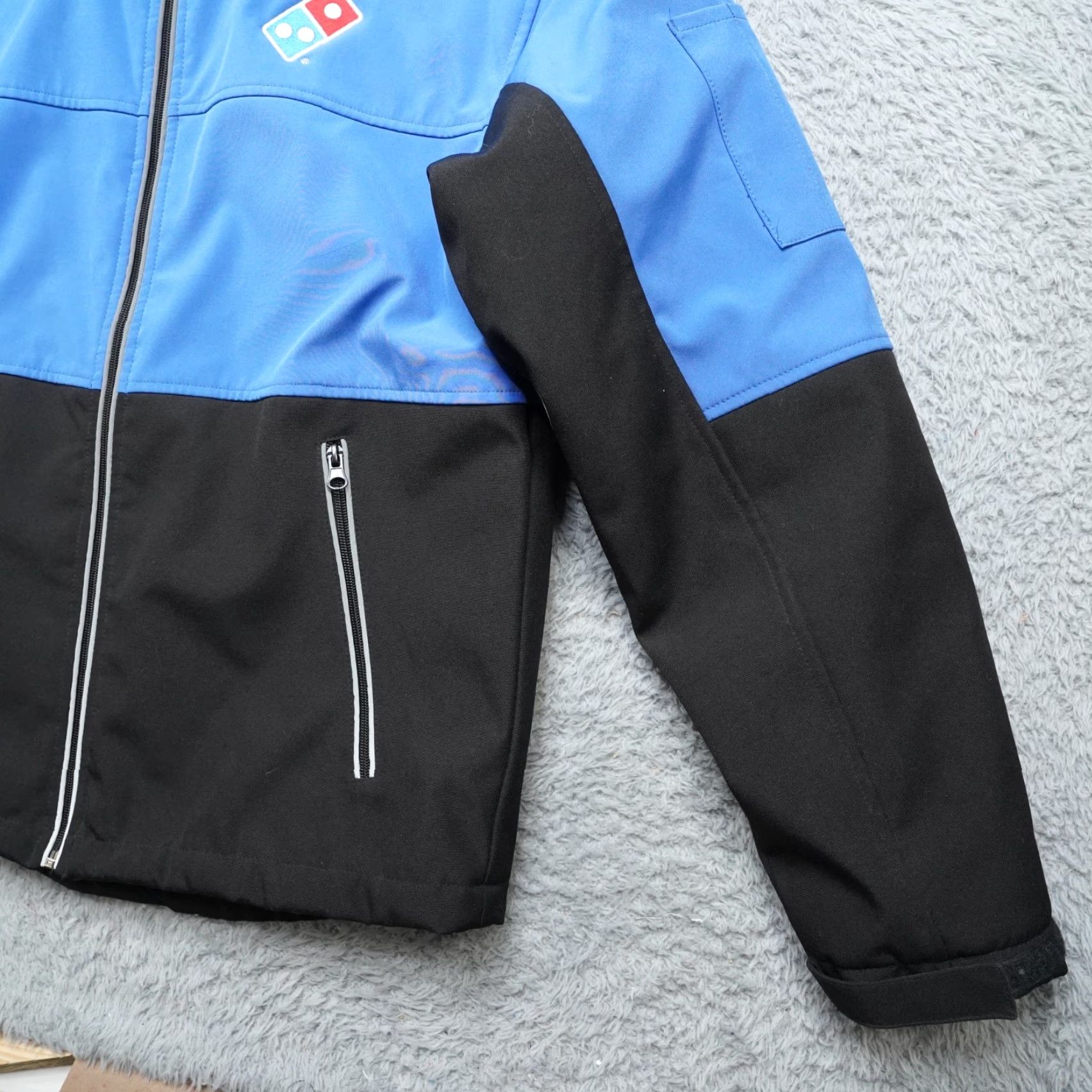 Vintage Domino Winter Jacket Mens M Blue Waterproof Full Zip Insulated Windbreaker Delivery Driver Logo Vintage: No (adjusted within rules?) Size US M / EU 48-50 / 2 - 7 Thumbnail