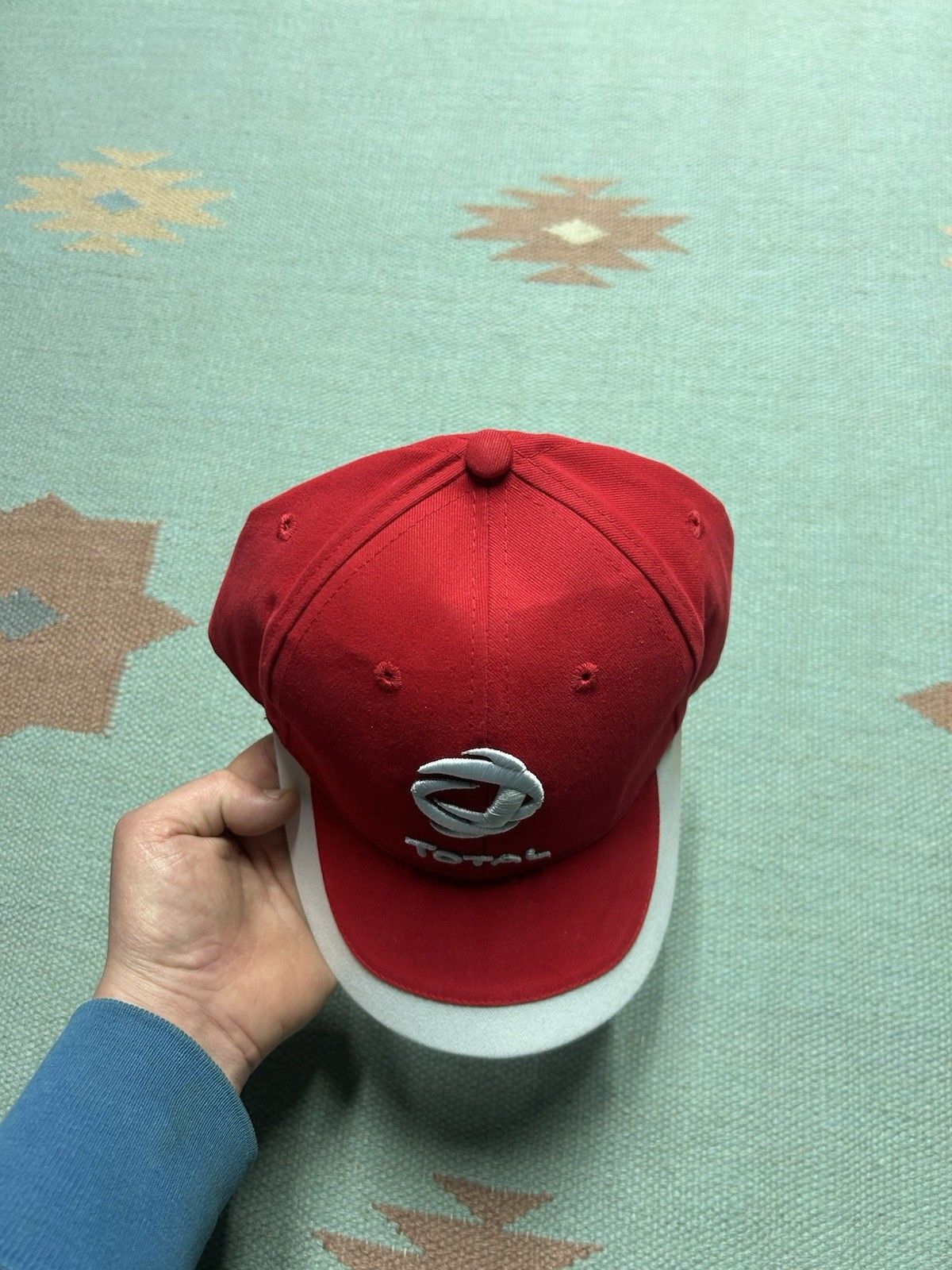 Vintage Vtg strapback hat baseball total lubricants racing NOS Size ONE SIZE - 3 Thumbnail