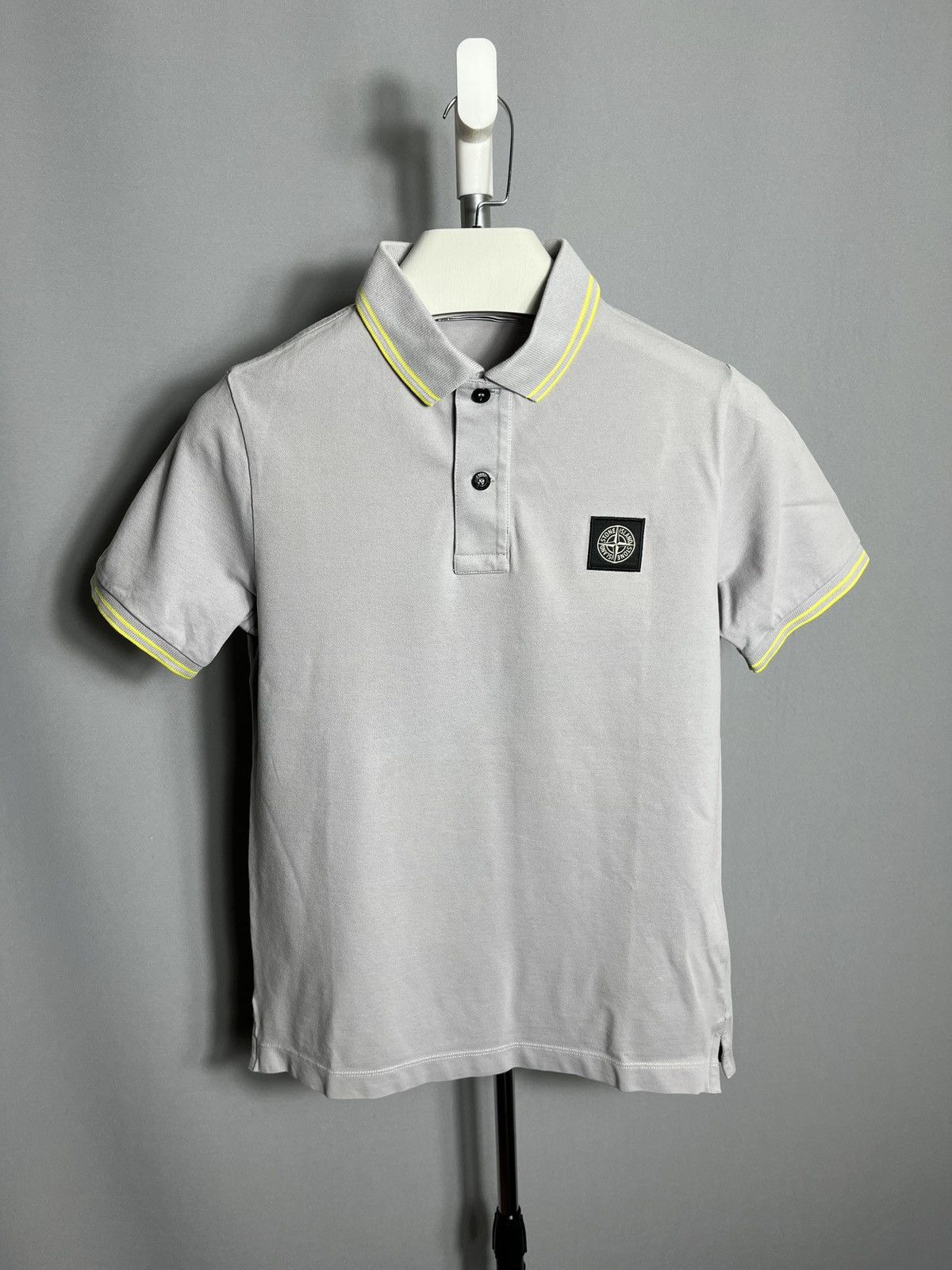 Stone Island stone island 101522s18 gray mens polo shirt Slim Fit cotton Size US S / EU 44-46 / 1 - 1 Thumbnail