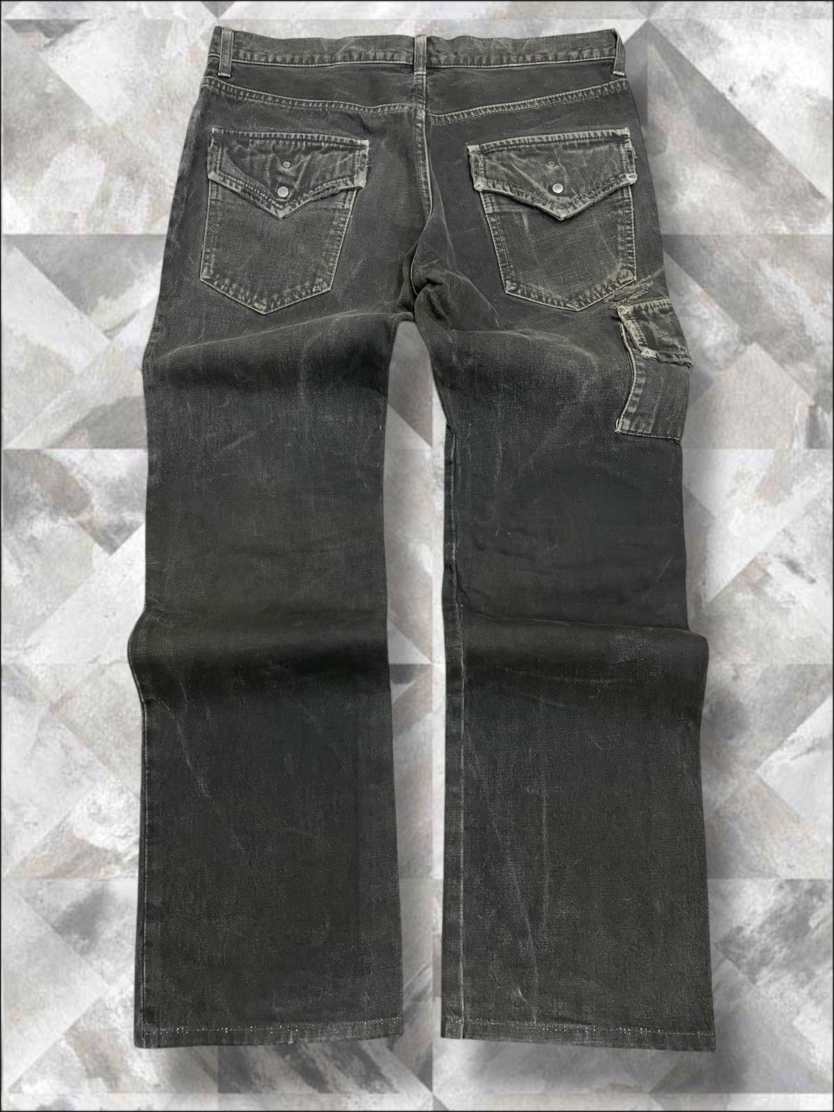 ABAHOUSE Vintage 1990s Japan Designer Abahouse Distressed Denim Size US 32 / EU 48 - 10 Thumbnail