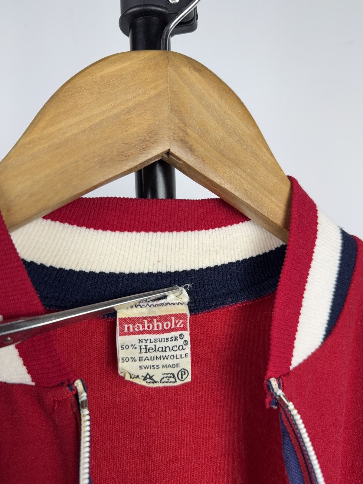 Vintage Vintage 1972 Munich Nabholz Olympic Track Jacket Swiss Made Size US S / EU 44-46 / 1 - 8 Thumbnail