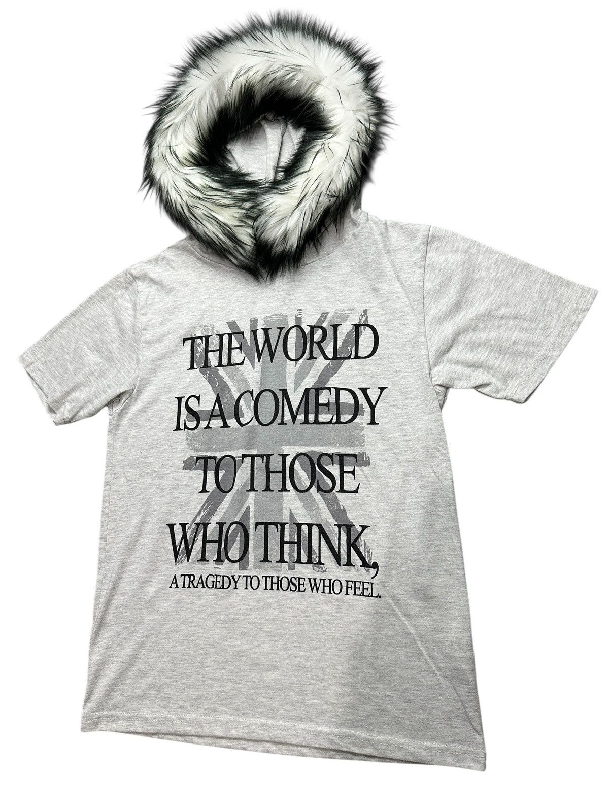 20471120 Thomas Hady BRITISH POEM FUR LIGHT HOODIE SHORT SLEEVE Size US M / EU 48-50 / 2 - 4 Thumbnail