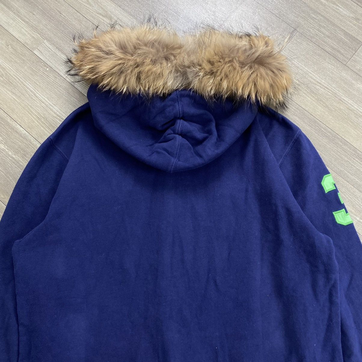 Lo Life 2000s Polo Ralph Lauren Fur ZipHoodie IfSixWasNine LGB Style Size US L / EU 52-54 / 3 - 13 Thumbnail