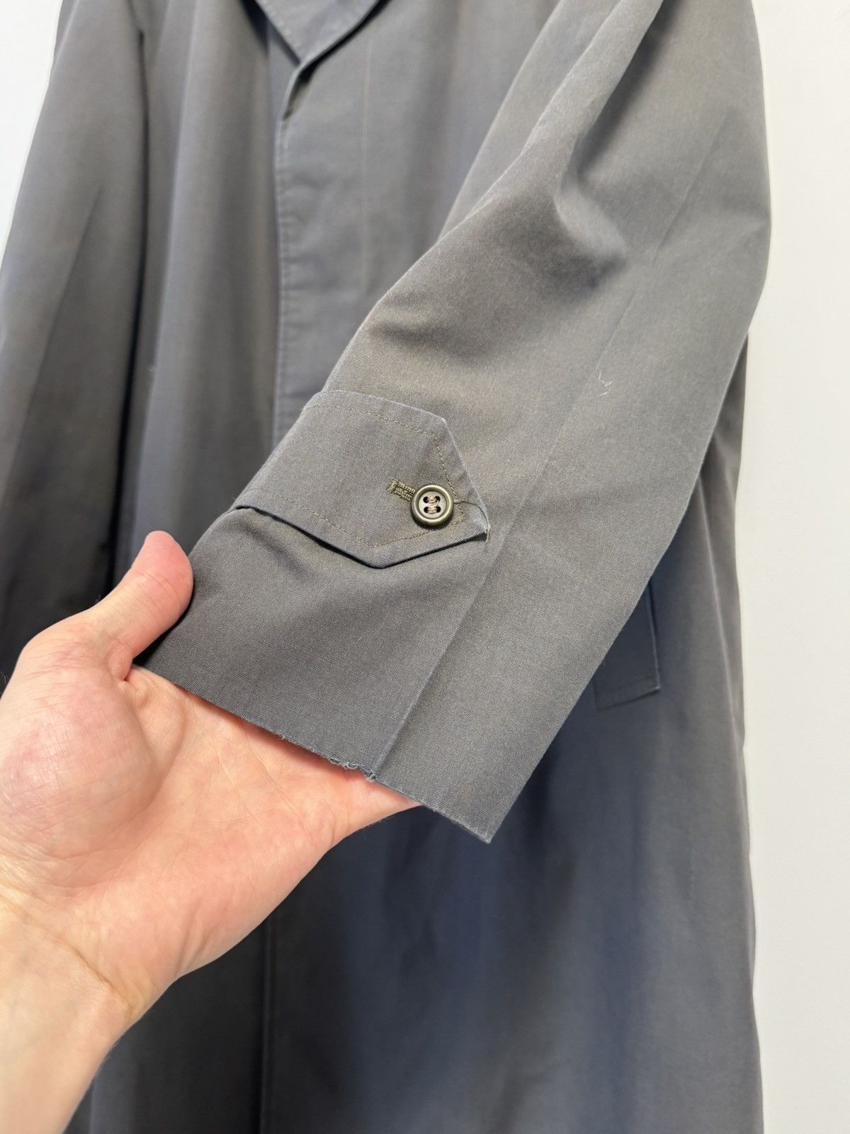 Burberry Prorsum Burberrys Prorsum Vintage Trench Coat Olive Green Mac Jacket Size US M / EU 48-50 / 2 - 13 Thumbnail