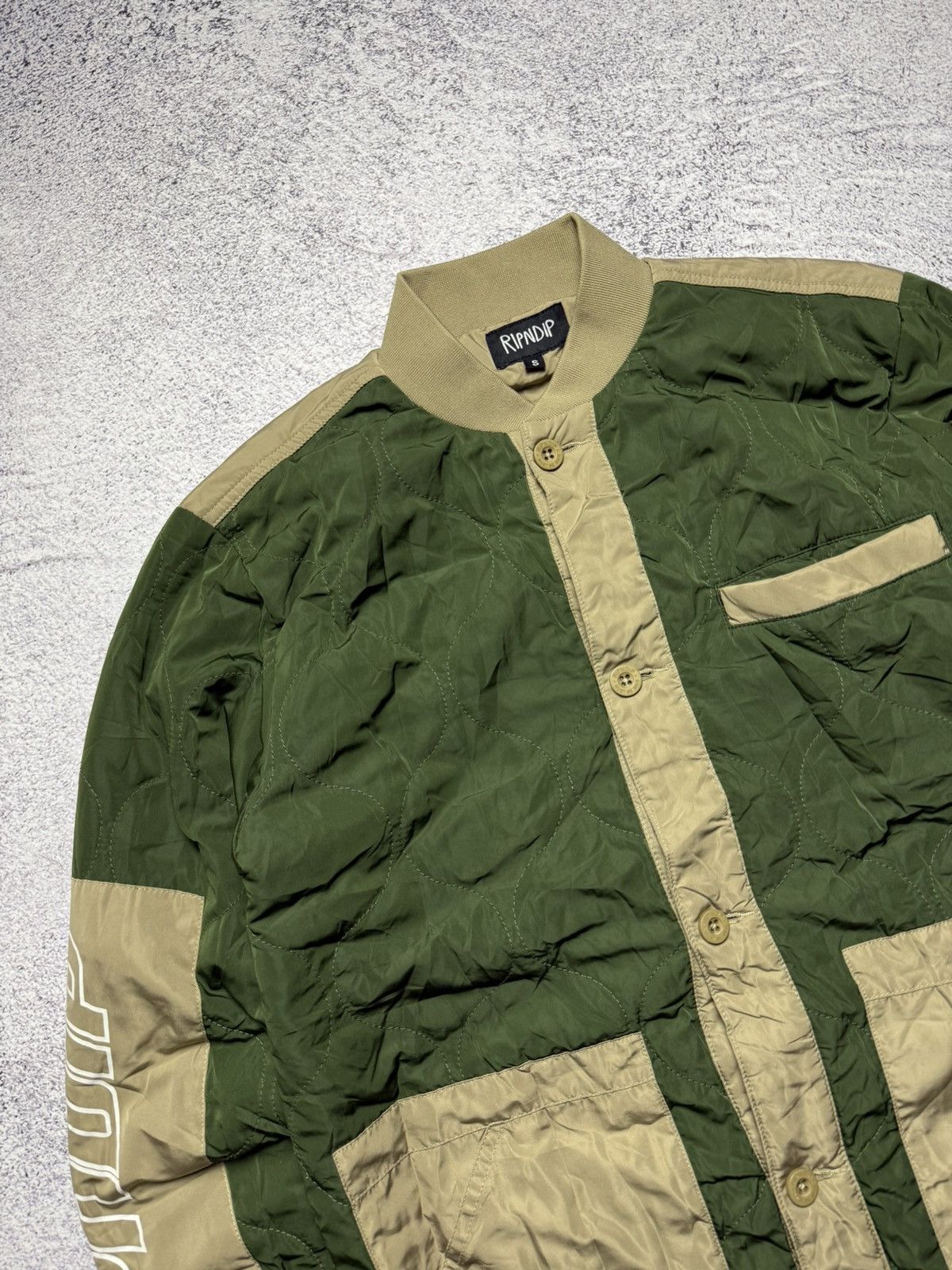 RIPNDIP Ripndip Quilted Jacket Skate Rap Style Street Coat Y2k Size US S / EU 44-46 / 1 - 2 Thumbnail