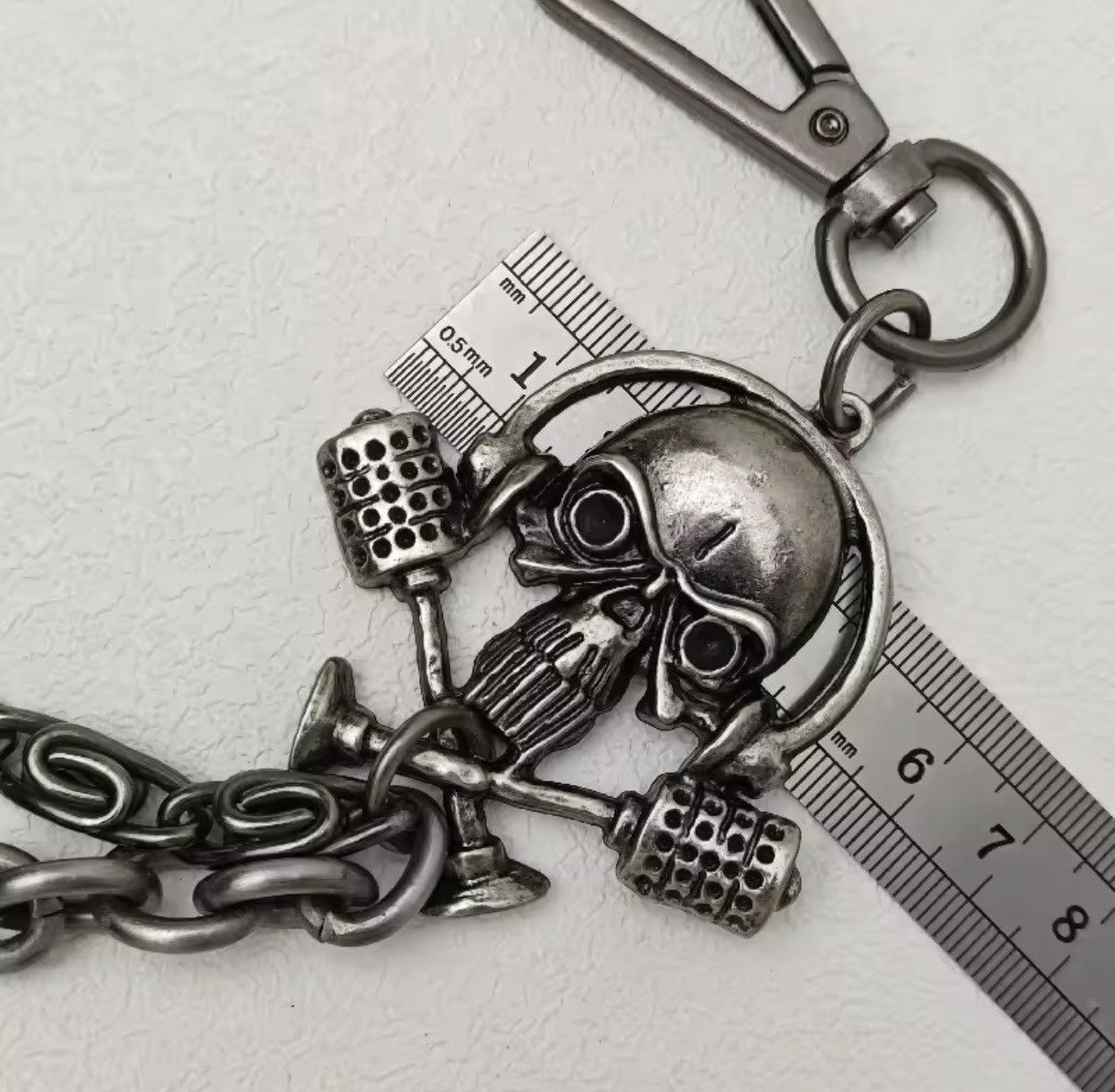 Jewelry Clamp Beads Biker Chain Size ONE SIZE - 6 Thumbnail