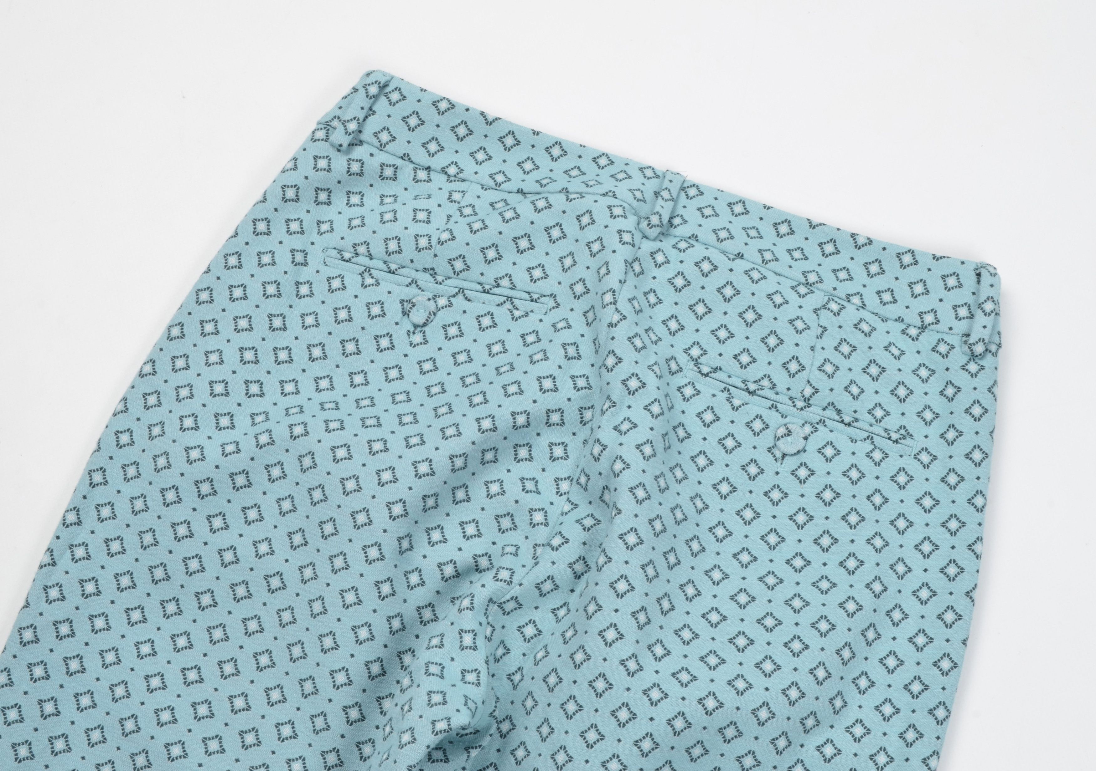 Max Mara Weekend Max Mara Blue Cigarette Fit Trousers Pants Size 28" / US 6 / IT 42 - 7 Thumbnail