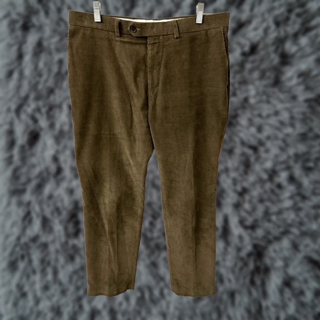 Ralph Lauren VINTAGE? No. Lauren Ralph Lauren Corduroy Pants Mens 34x30 Brown 100% Cotton Trousers Size US 34 / EU 50 - 1 Thumbnail