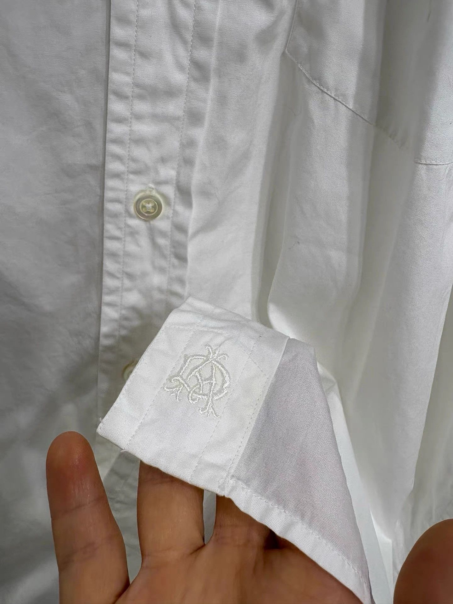 Alfred Dunhill Dunhill Men's White Shirt K29 Size US M / EU 48-50 / 2 - 4 Thumbnail