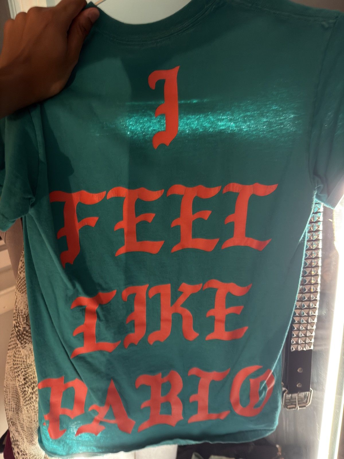 Kanye West I FEEL LIKE PABLO TEAL TEE Size US S / EU 44-46 / 1 - 2 Thumbnail