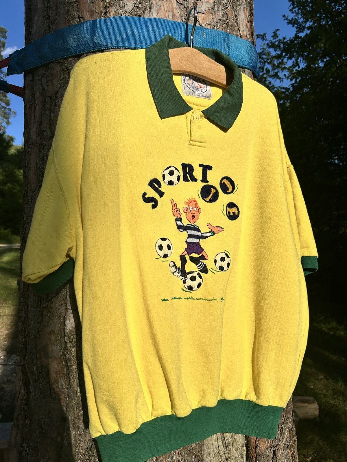 Iceberg Vintage Iceberg Sport Ice Polo — 90s Cartoon Graphic Shirt Size US XXL / EU 58 / 5 - 3 Thumbnail