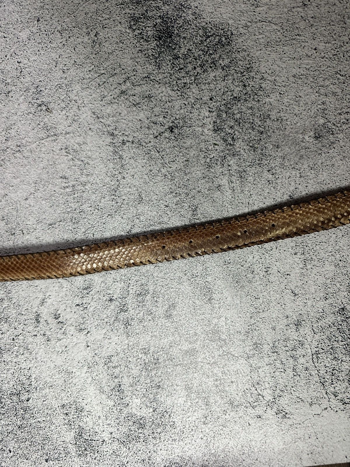 Other Vintage Reptile’s House Python Leather Belt Y2K Size ONE SIZE - 9 Thumbnail