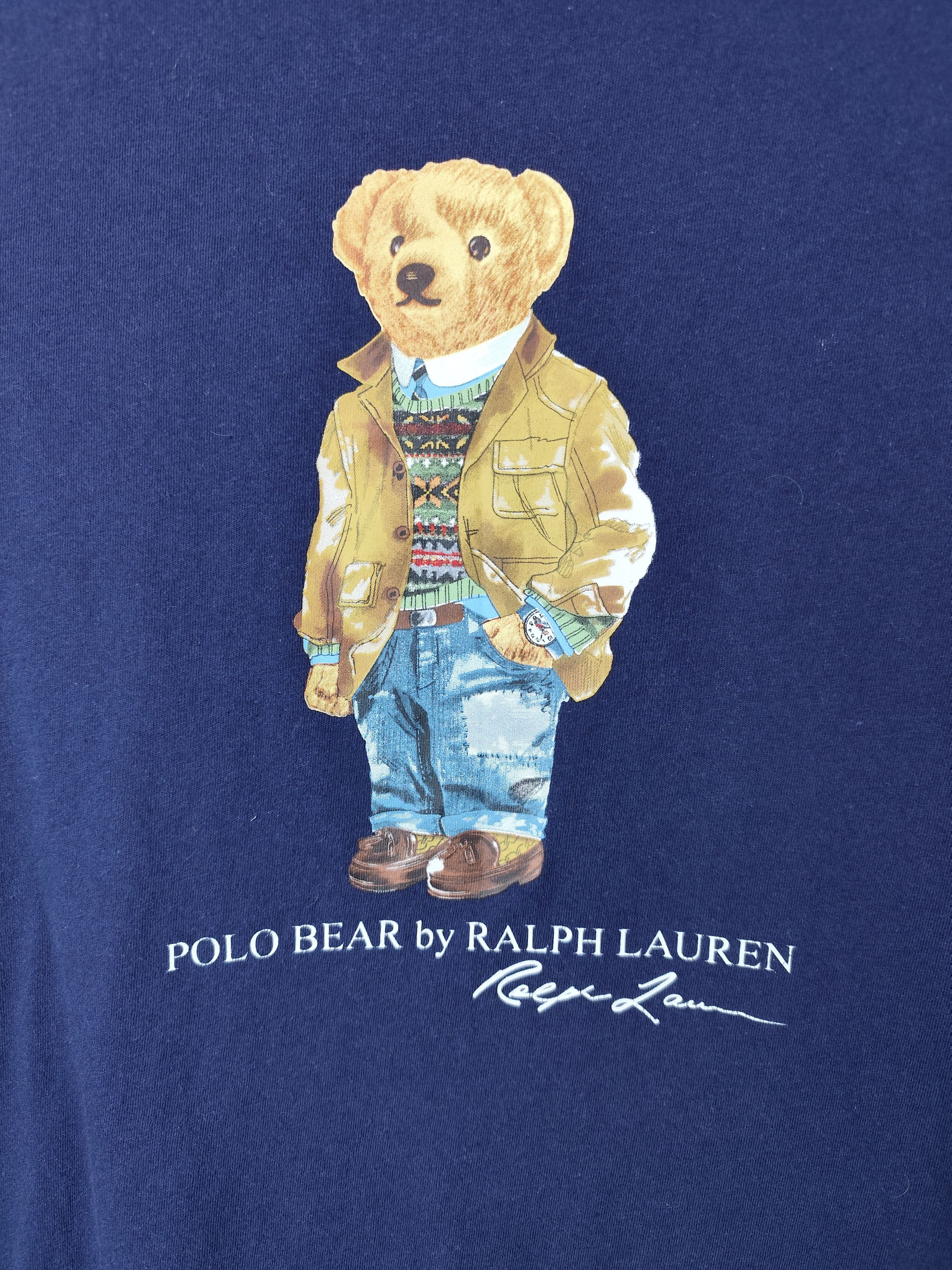 Polo Ralph Lauren Vintage streetwear y2k Polo Ralph Lauren Bear t-shirt Size US M / EU 48-50 / 2 - 2 Thumbnail
