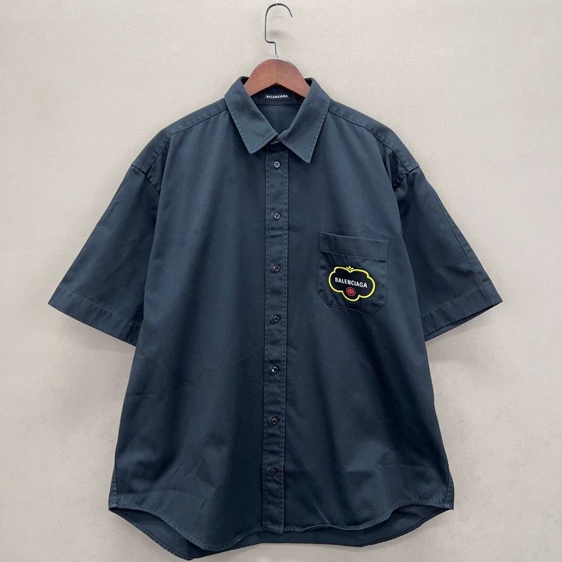 Balenciaga size 38 Denim shirt with back lock