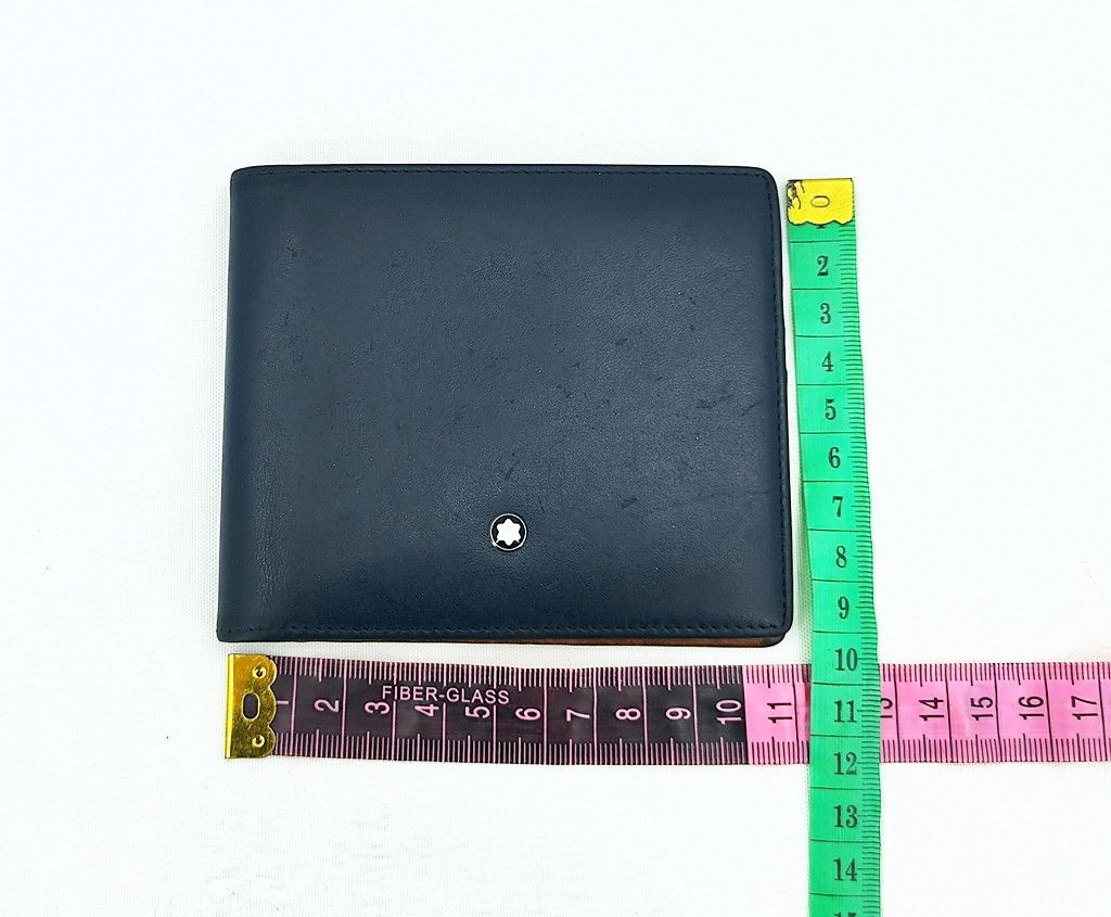 Montblanc MONT BLANC full leather bi-fold wallet two tone Size ONE SIZE - 13 Thumbnail