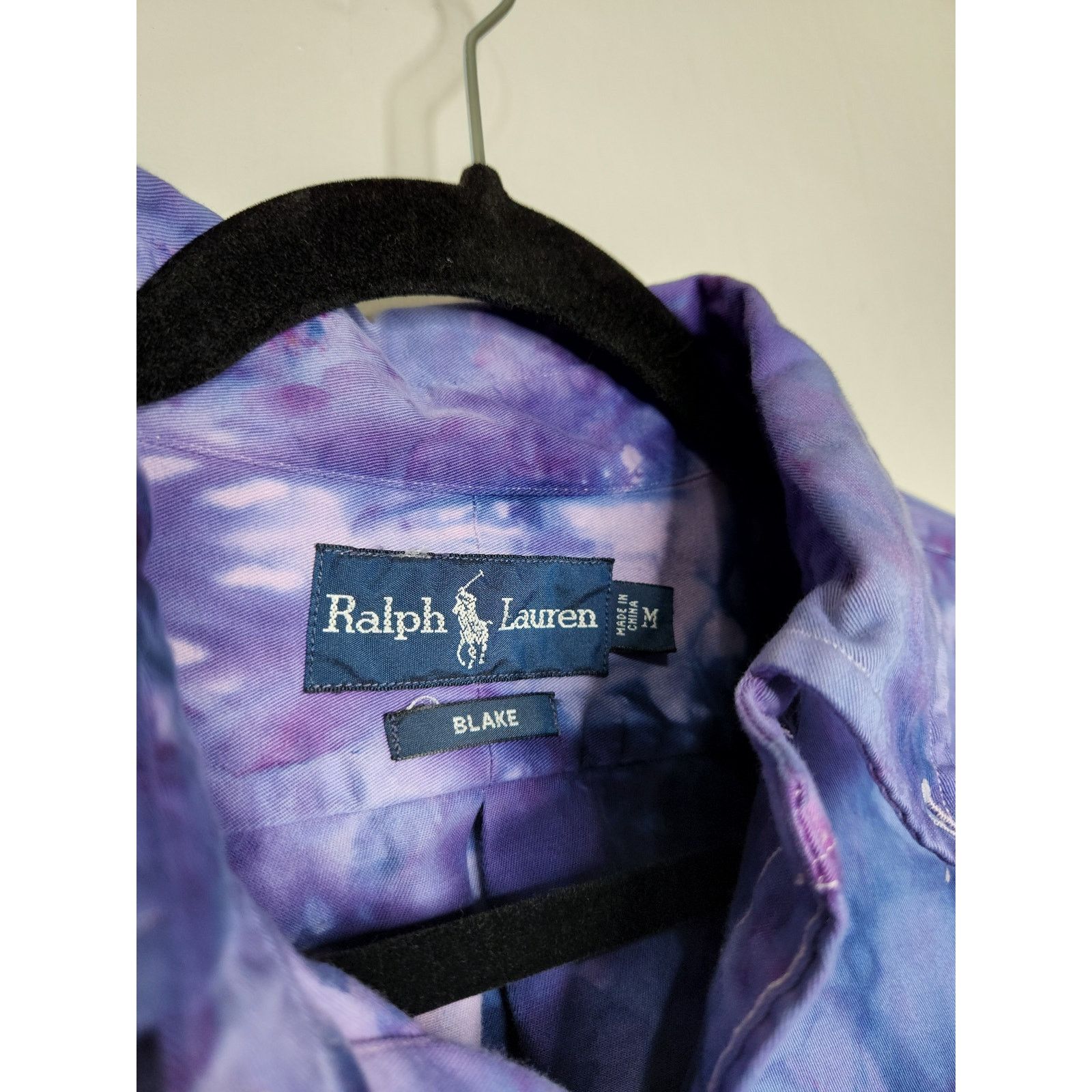 Ralph Lauren Vintage Ralph Lauren Custom Ice Tie Dye Button Shirt Art Size US M / EU 48-50 / 2 - 6 Thumbnail