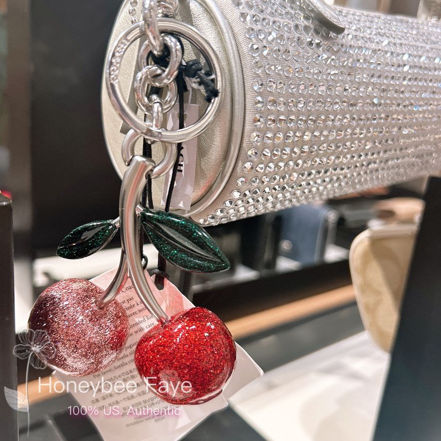 Coach Glitter Cherry Bag Charm CR431 Size ONE SIZE - 5 Thumbnail