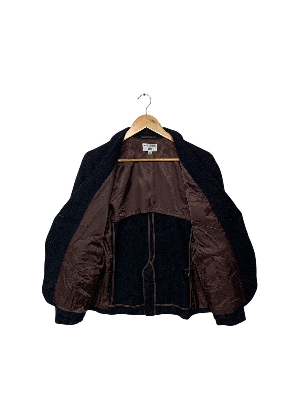 Jil Sander × Uniqlo Uniqlo X Ines De La Fressange Wool Blazer Jacket Size L / US 10 / IT 46 - 3 Thumbnail