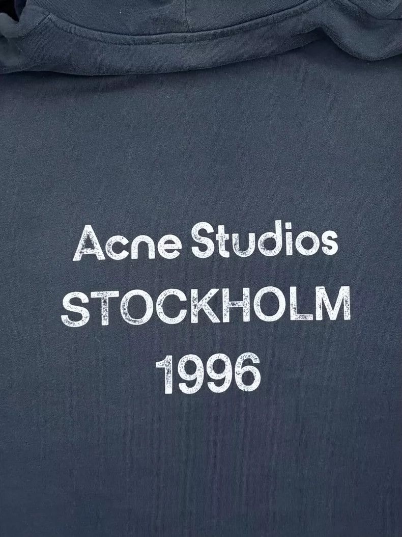 Acne Studios Acne Studios 1996 Collection Solid Letter Hooded Long Sleev Size US S / EU 44-46 / 1 - 3 Thumbnail