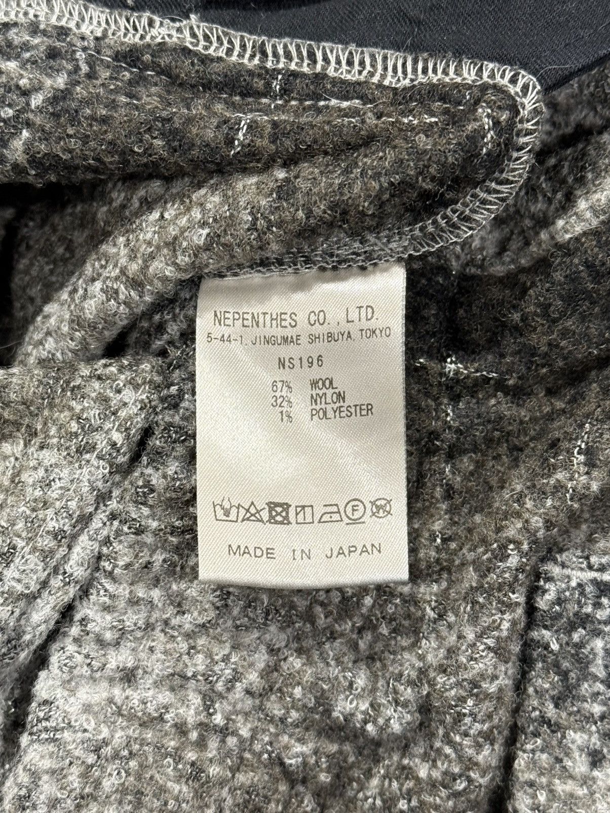 Needles Needles Embellished Checked Wool-Blend Flannel Trousers [M] Size US 30 / EU 46 - 13 Thumbnail