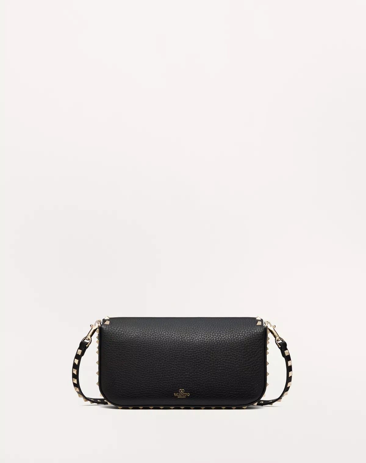 Valentino oc11z0725 Size:OS/Shoulder Bag In Grainy Calfskin in Black Size ONE SIZE - 4 Thumbnail