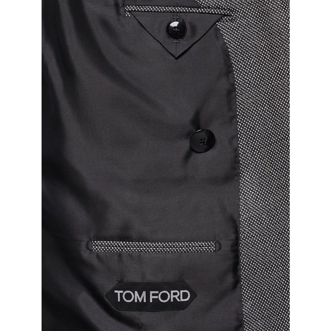 Tom Ford TOM FORD Gray Wool Double Breast Jacket New & Authentic (Men Size US M / EU 48-50 / 2 - 4 Thumbnail