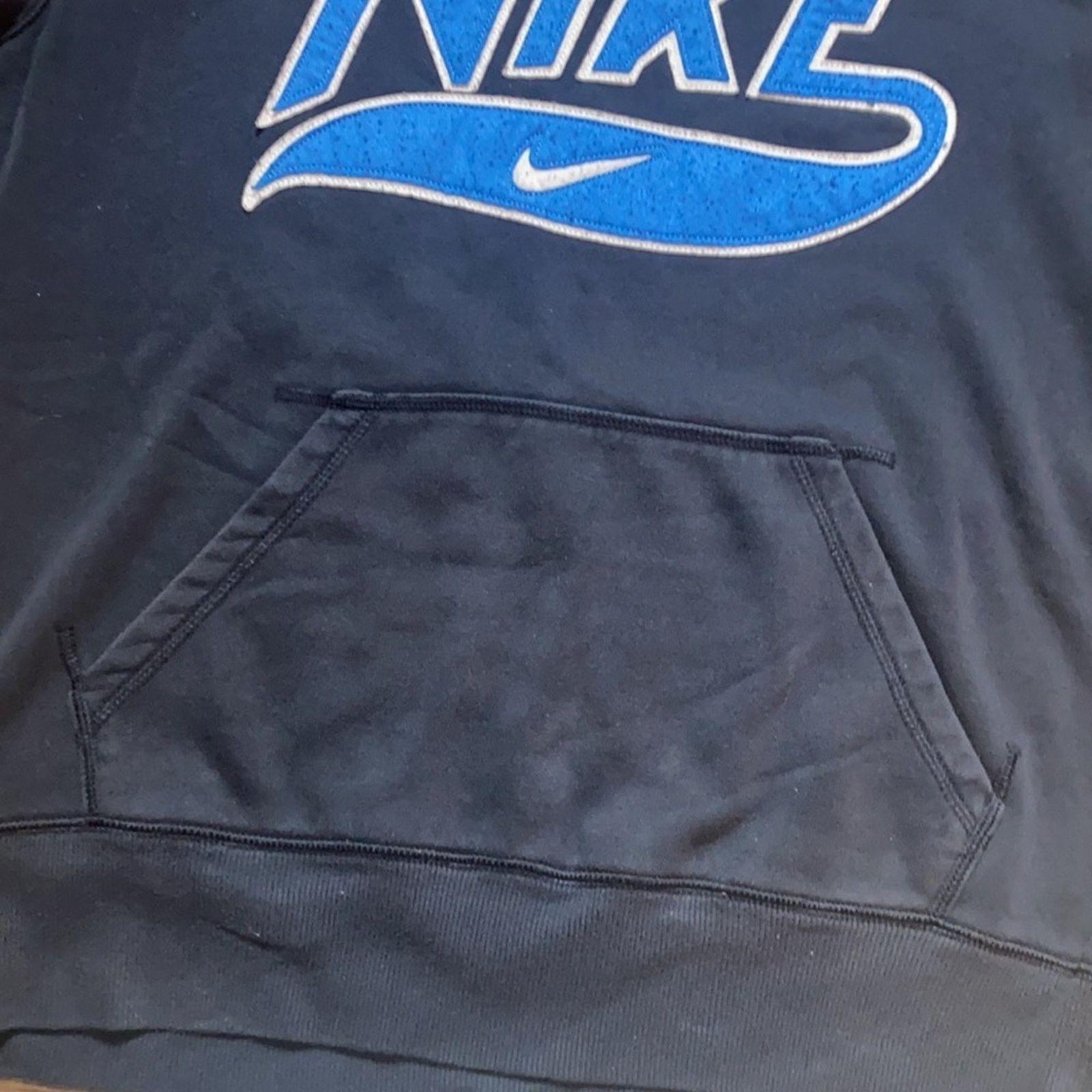 Nike Y2K nike spell out center swoosh hoodie Size US L / EU 52-54 / 3 - 7 Thumbnail