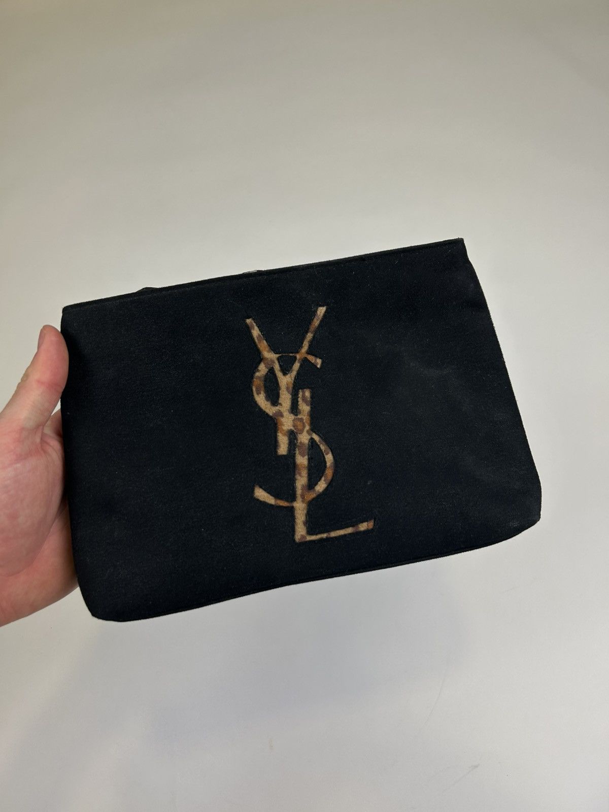 Saint Laurent Paris × Vintage × Yves Saint Laurent Vintage Yves Saint Laurent leopard print clutch bag Size ONE SIZE - 1 Thumbnail