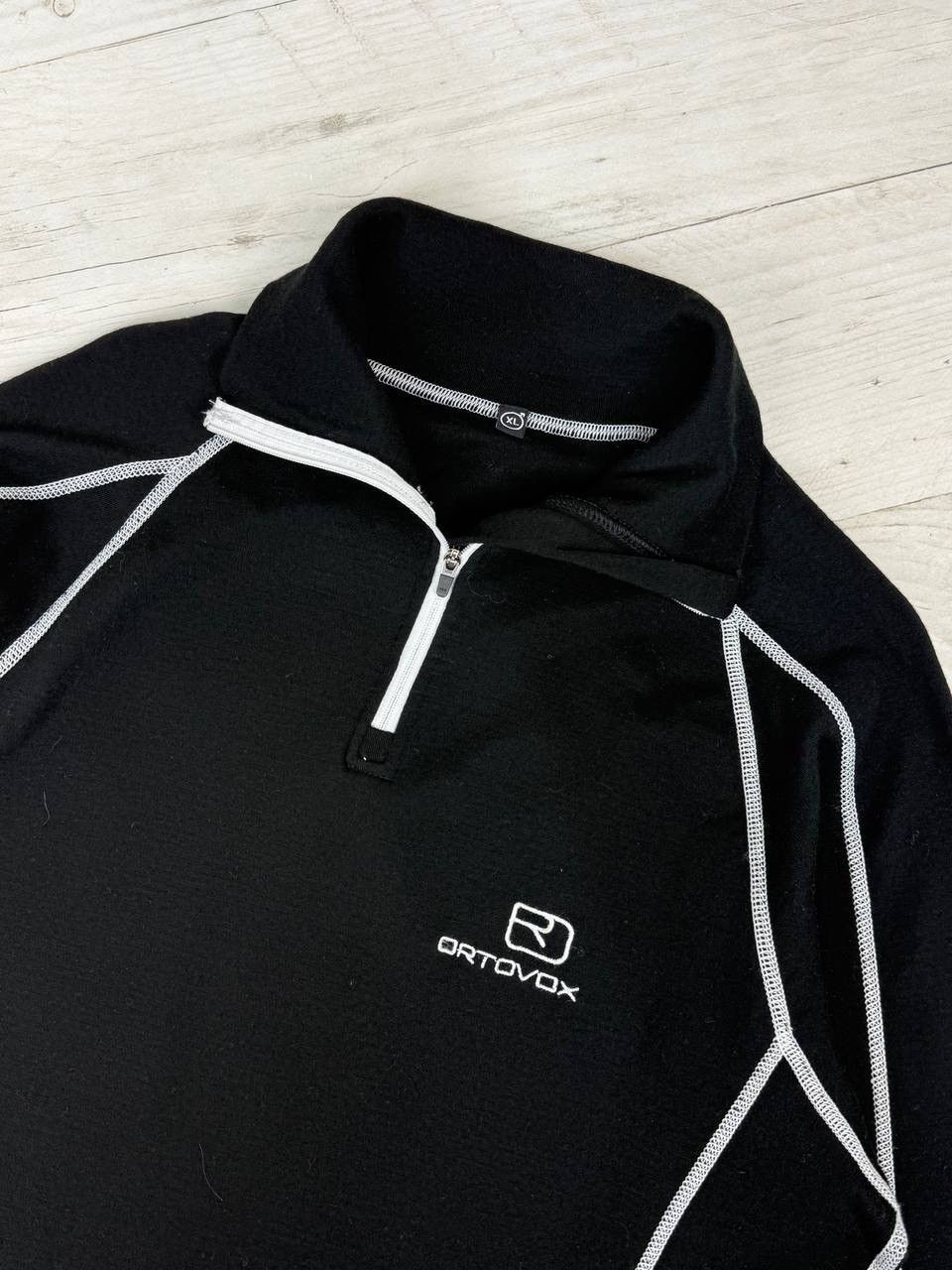 ORTOVOX Ortovox Merino Wool 1/4 Zip Long Sleeve T-Shirt Size US XL / EU 56 / 4 - 3 Thumbnail