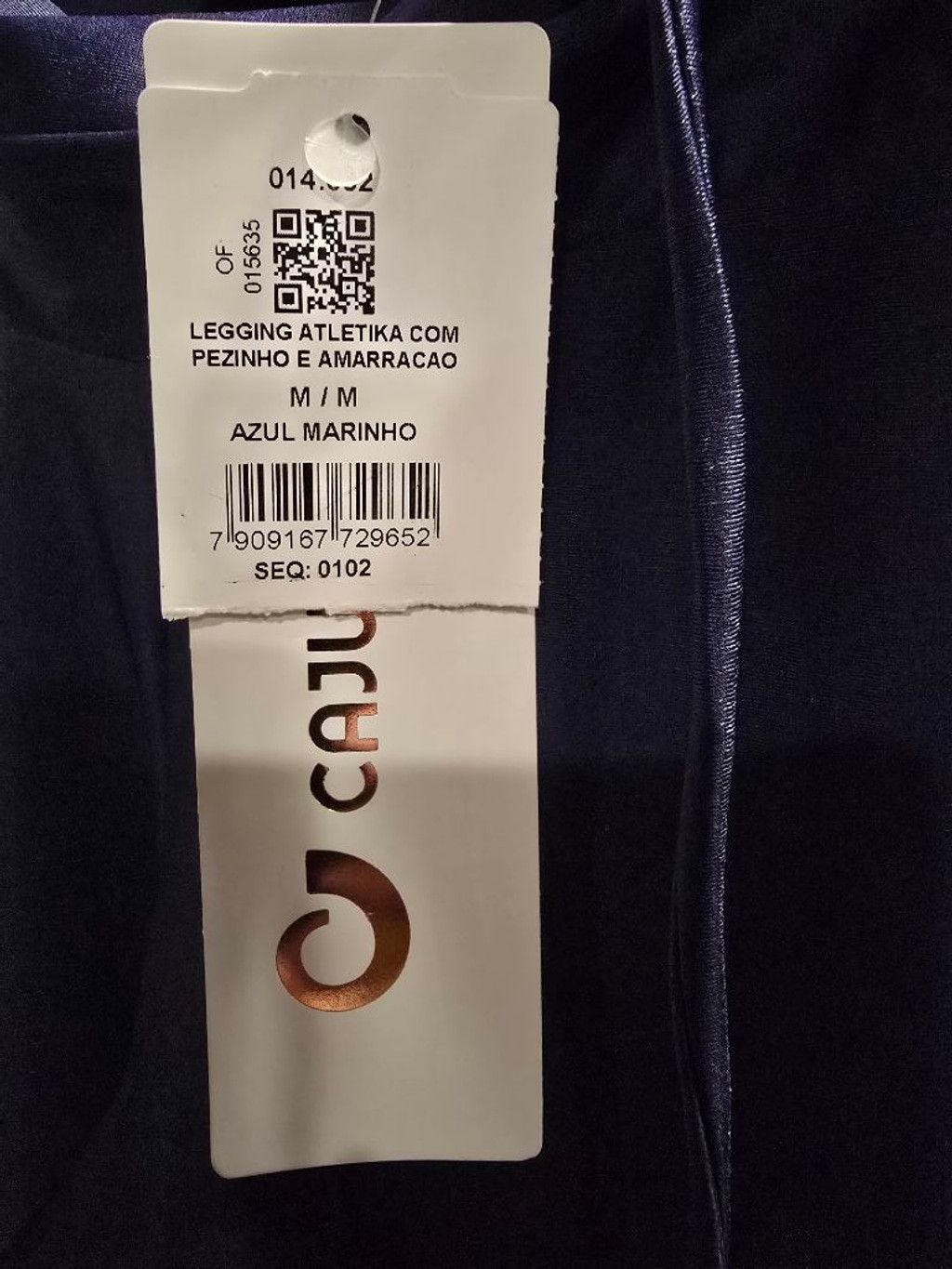 Other CAJUBRASIL Women's Blue Leggings with Footie and Tie Size M Size 28" / US 6 / IT 42 - 7 Thumbnail