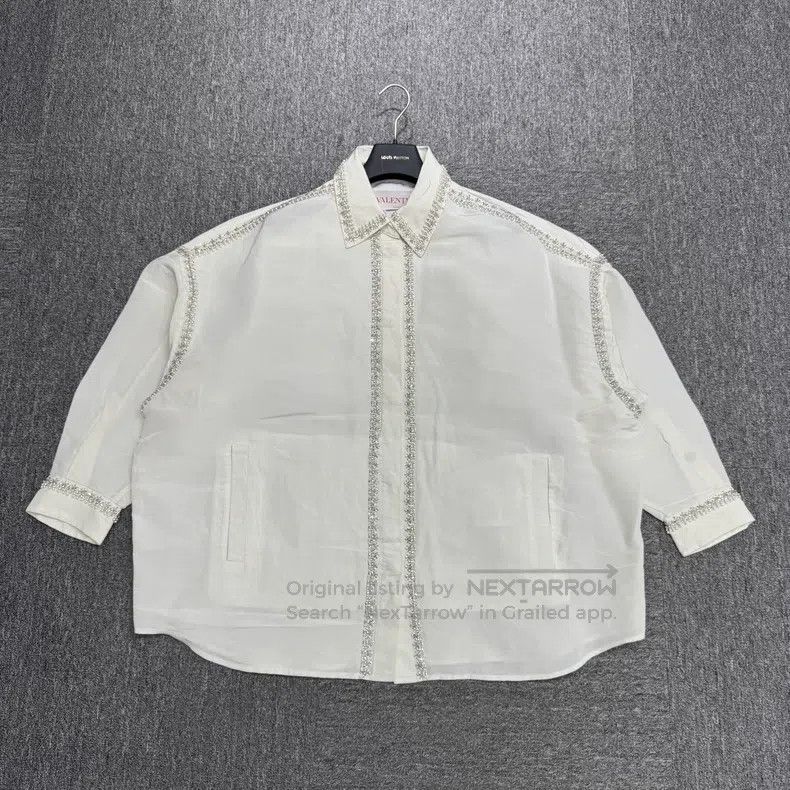 Valentino Valentino Knitted silk shirt Size S / US 4 / IT 40 - 1 Thumbnail