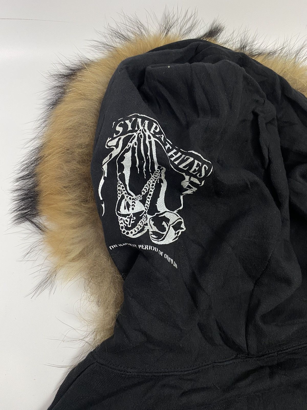 Le Grande Bleu (L.G.B.) Fur hoodie japanese brand sympathizes vkei style Size US L / EU 52-54 / 3 - 6 Thumbnail