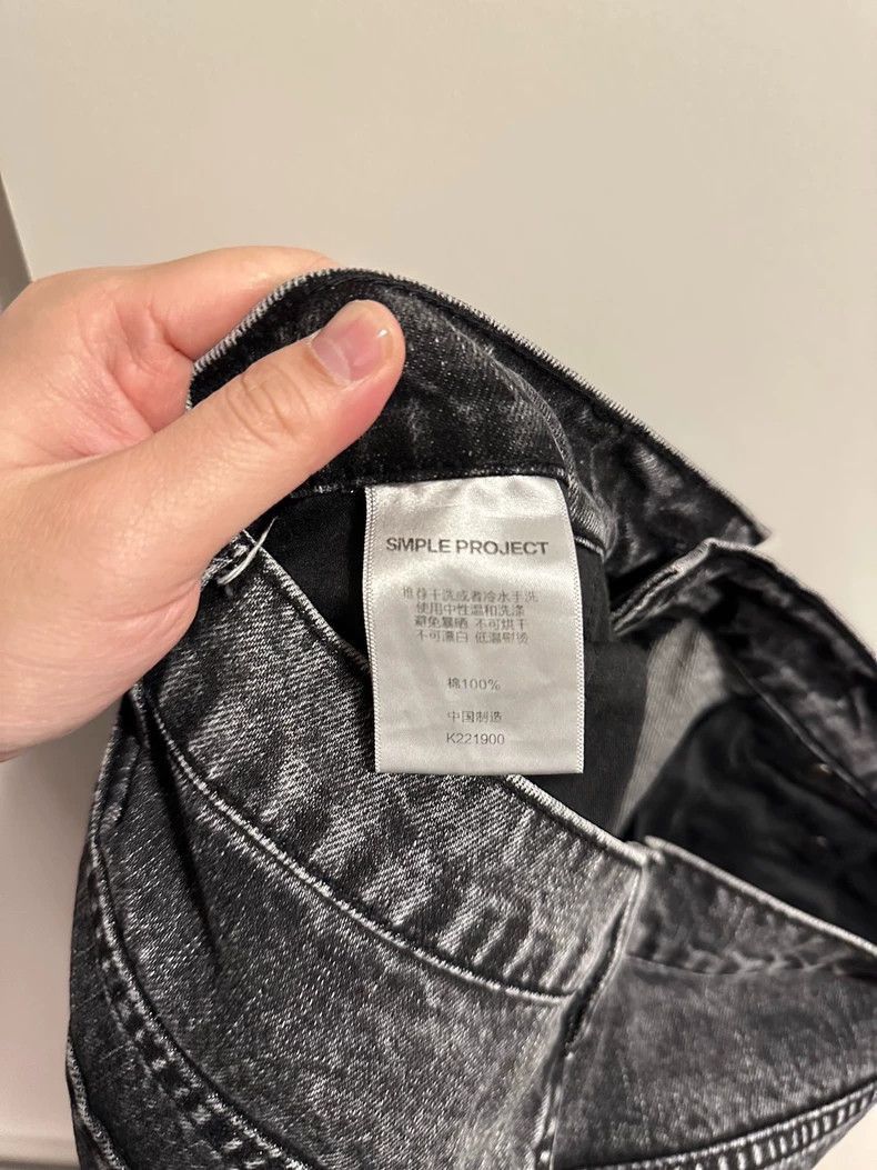 Jean Paul Gaultier Simple Project Washed Denim Pants-2506 Size US 32 / EU 48 - 4 Thumbnail