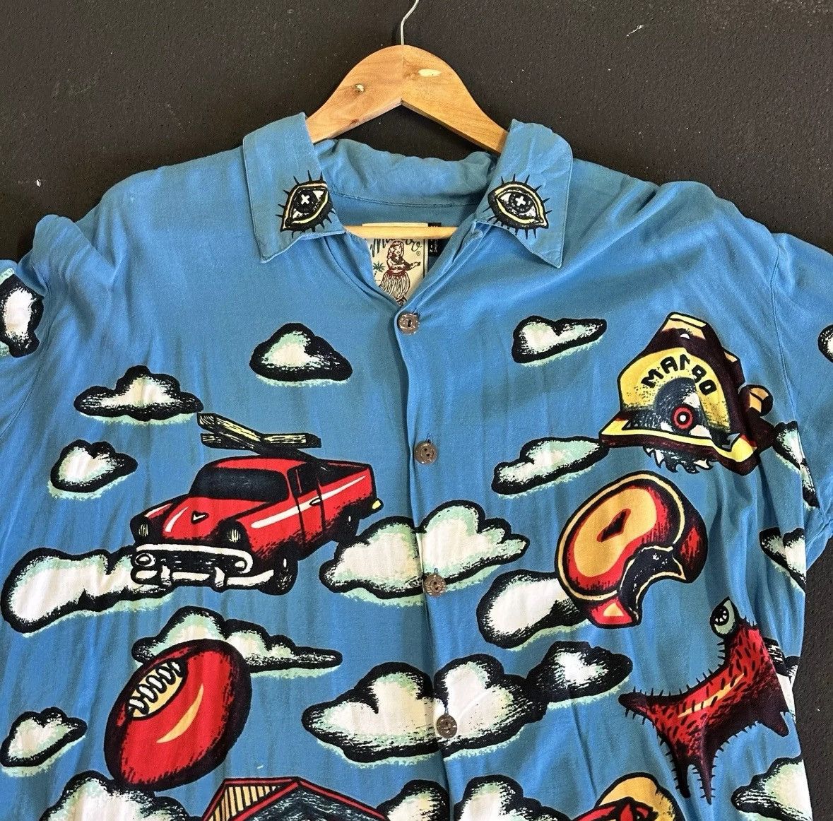 Vintage Mambo Loud Australian Jesus Shirt Size XL
