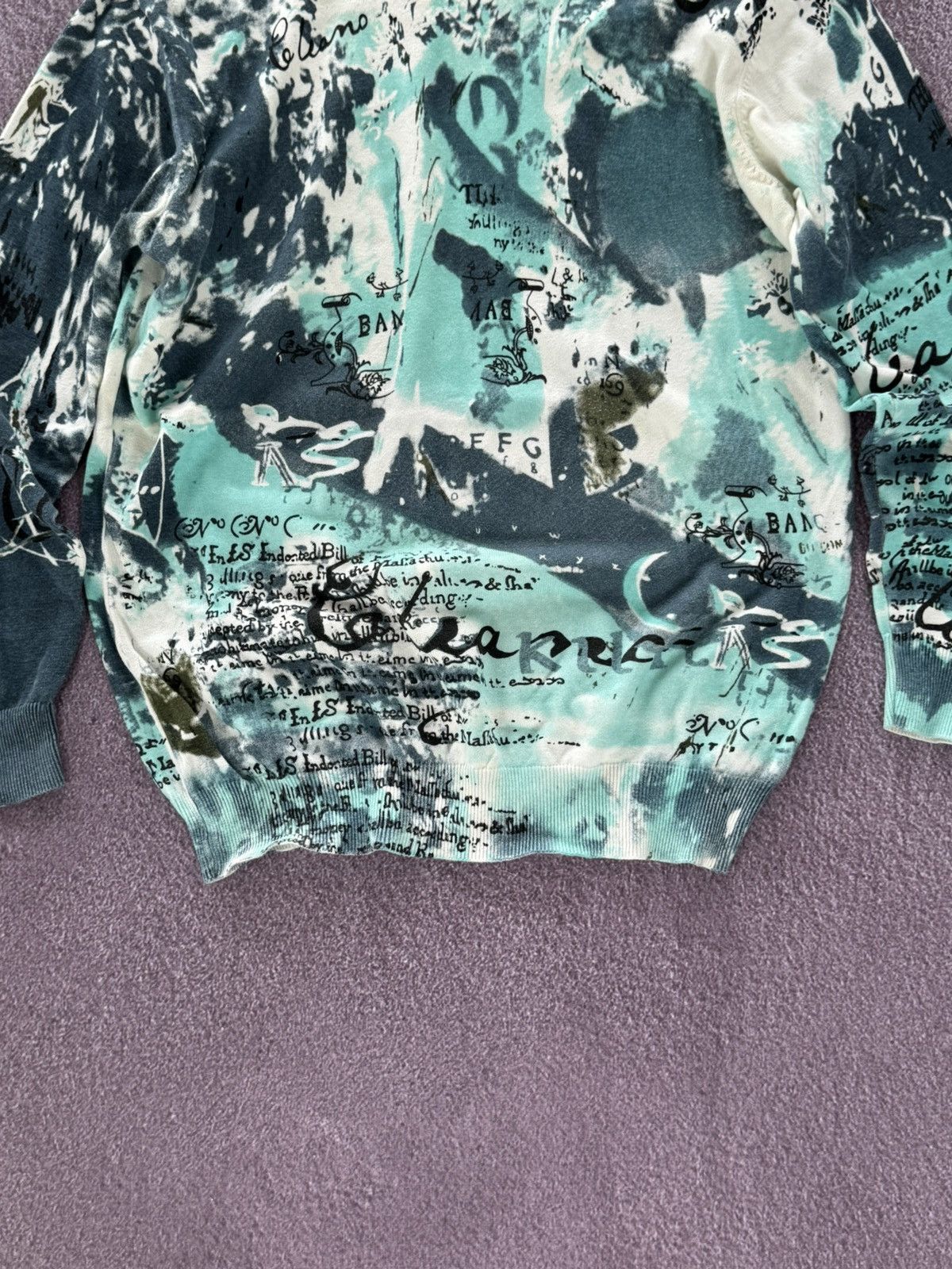 Dolce & Gabbana Archive 90’s D&G Dolce & Gabbana Italian Overprint Sweater Size XL / US 12-14 / IT 48-50 - 4 Thumbnail