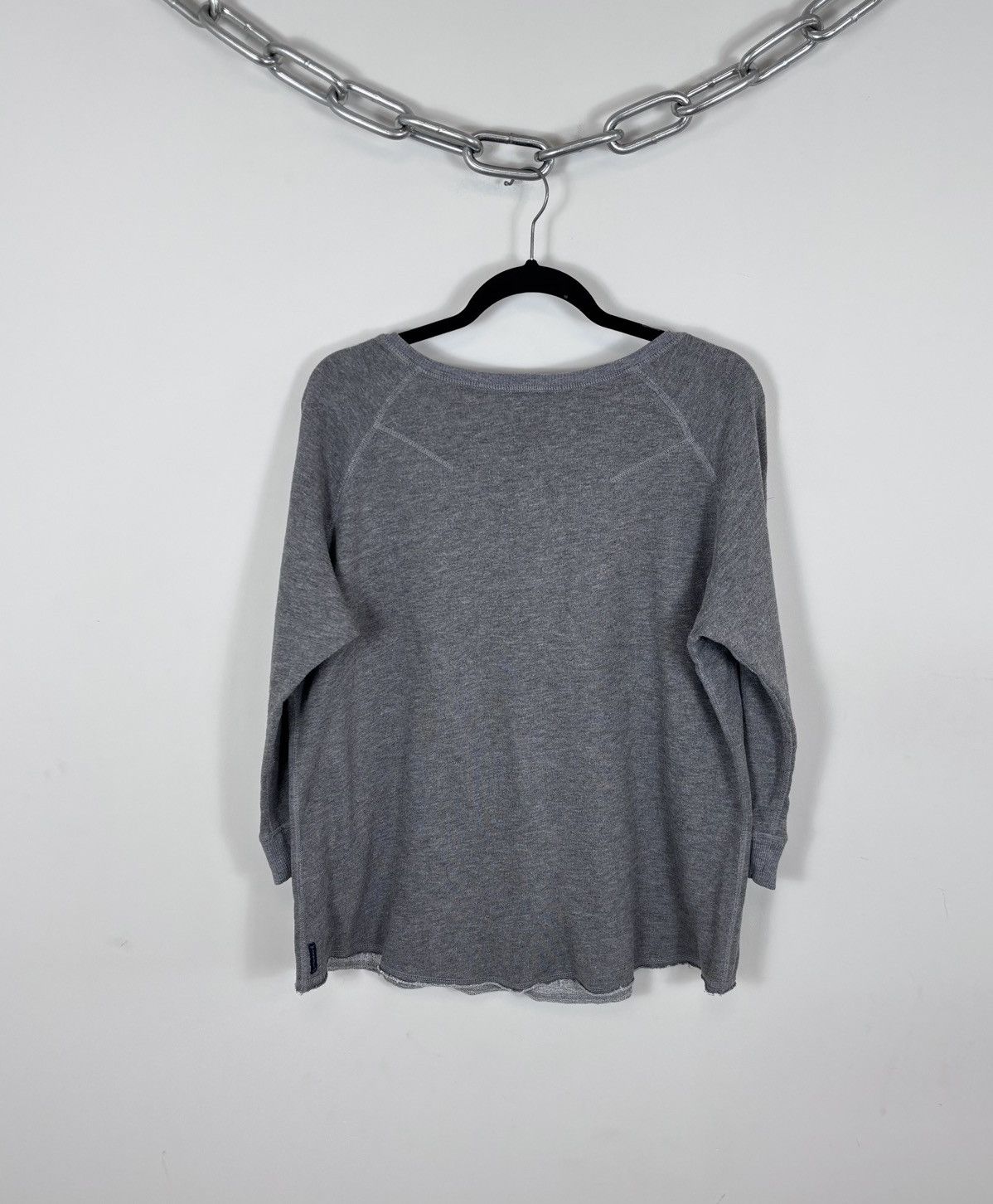 Armani Armani Jeans Women’s Big Logo Grey 3/4 Sleeve Sweatshirt Top Size XXL / US 16-18 / IT 52-54 - 14 Thumbnail